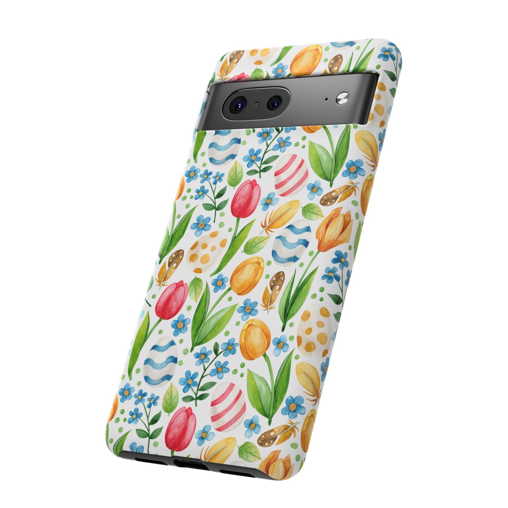 Cute Tulip Egg Theme Tough Cases Printify
