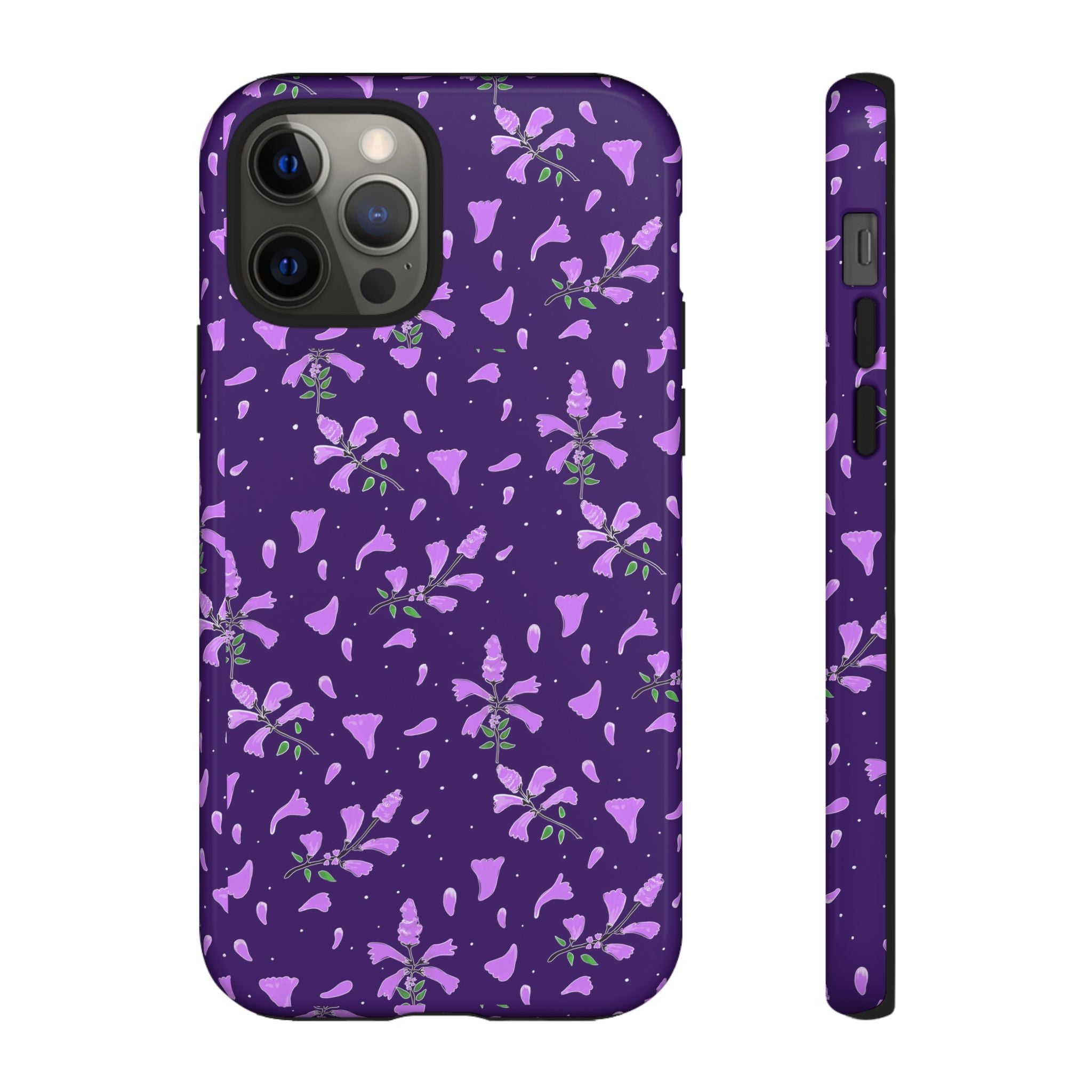 Purple Wild Flower Tough Phone Cases Printify