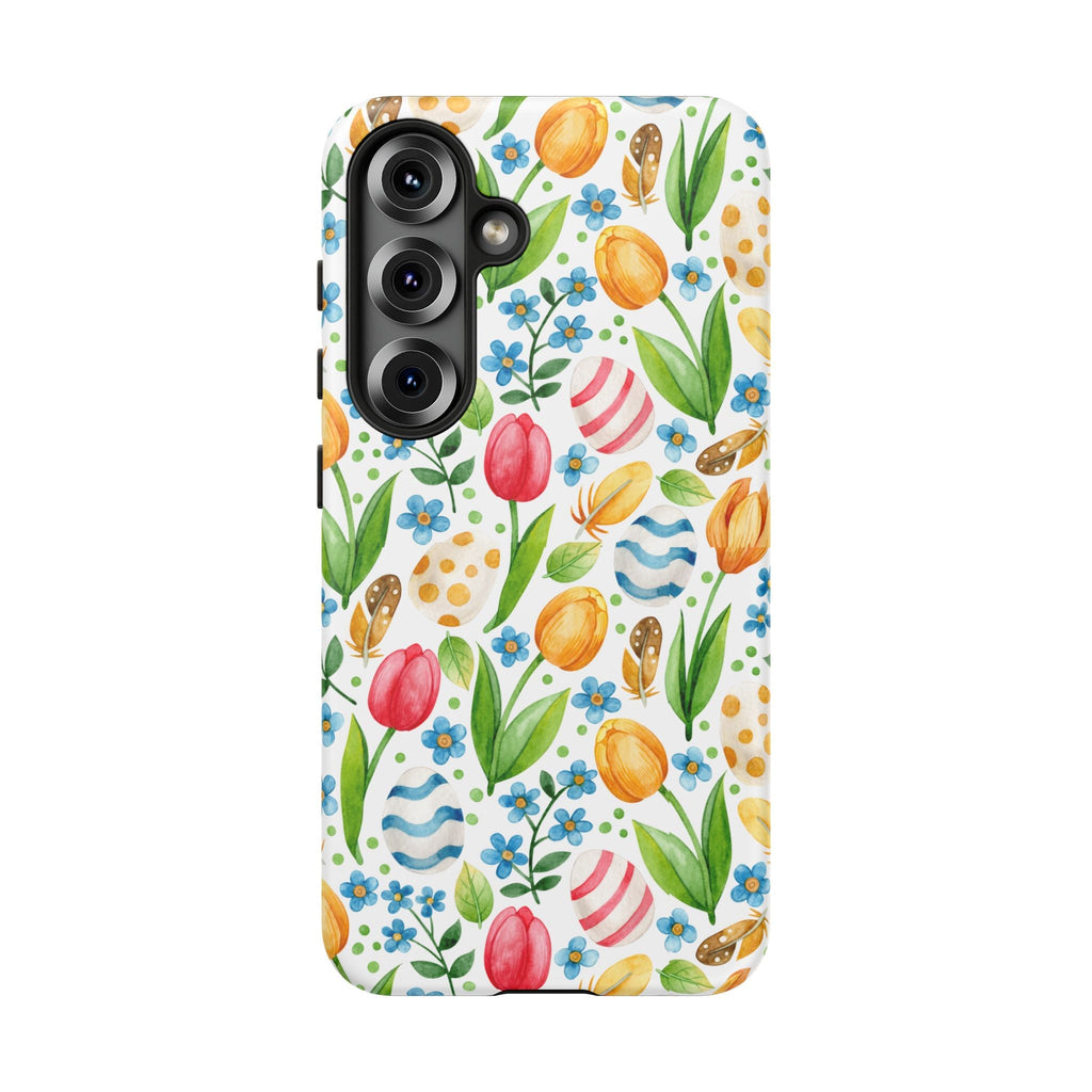 Cute Tulip Egg Theme Tough Cases Printify