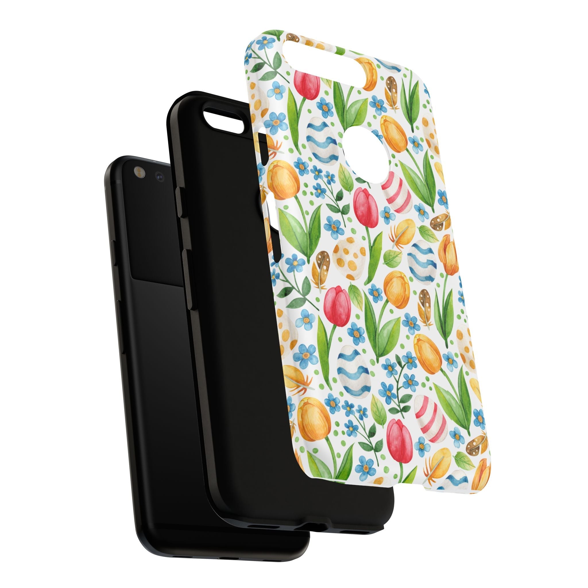 Cute Tulip Egg Theme Tough Cases Printify