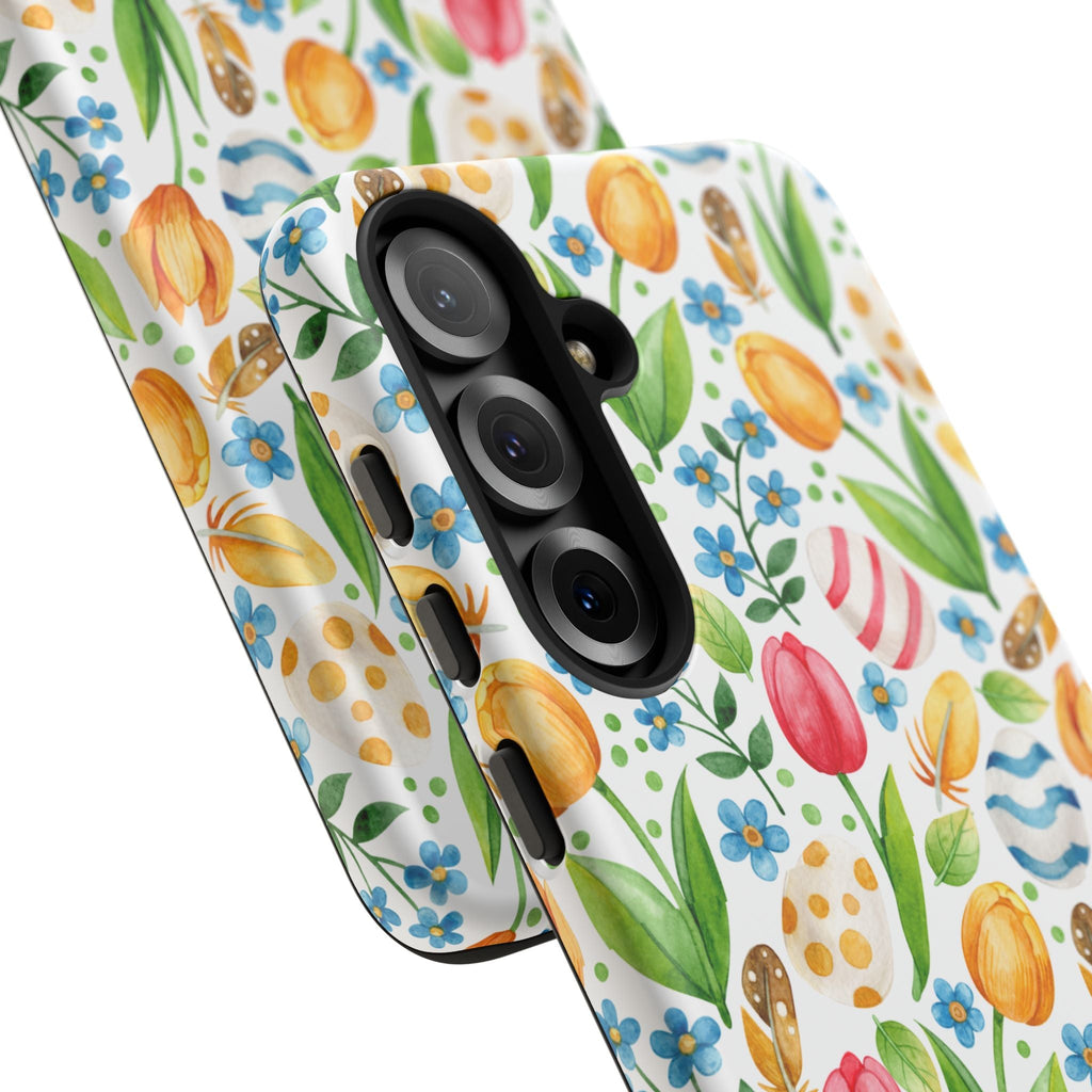 Cute Tulip Egg Theme Tough Cases Printify