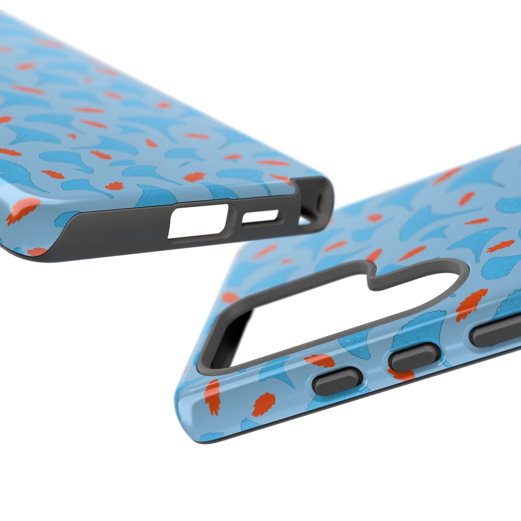 Blue Orange Odd Shape Themed Tough Cases Printify