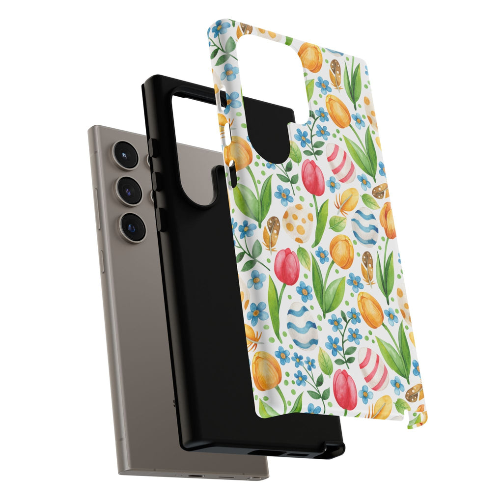 Cute Tulip Egg Theme Tough Cases Printify
