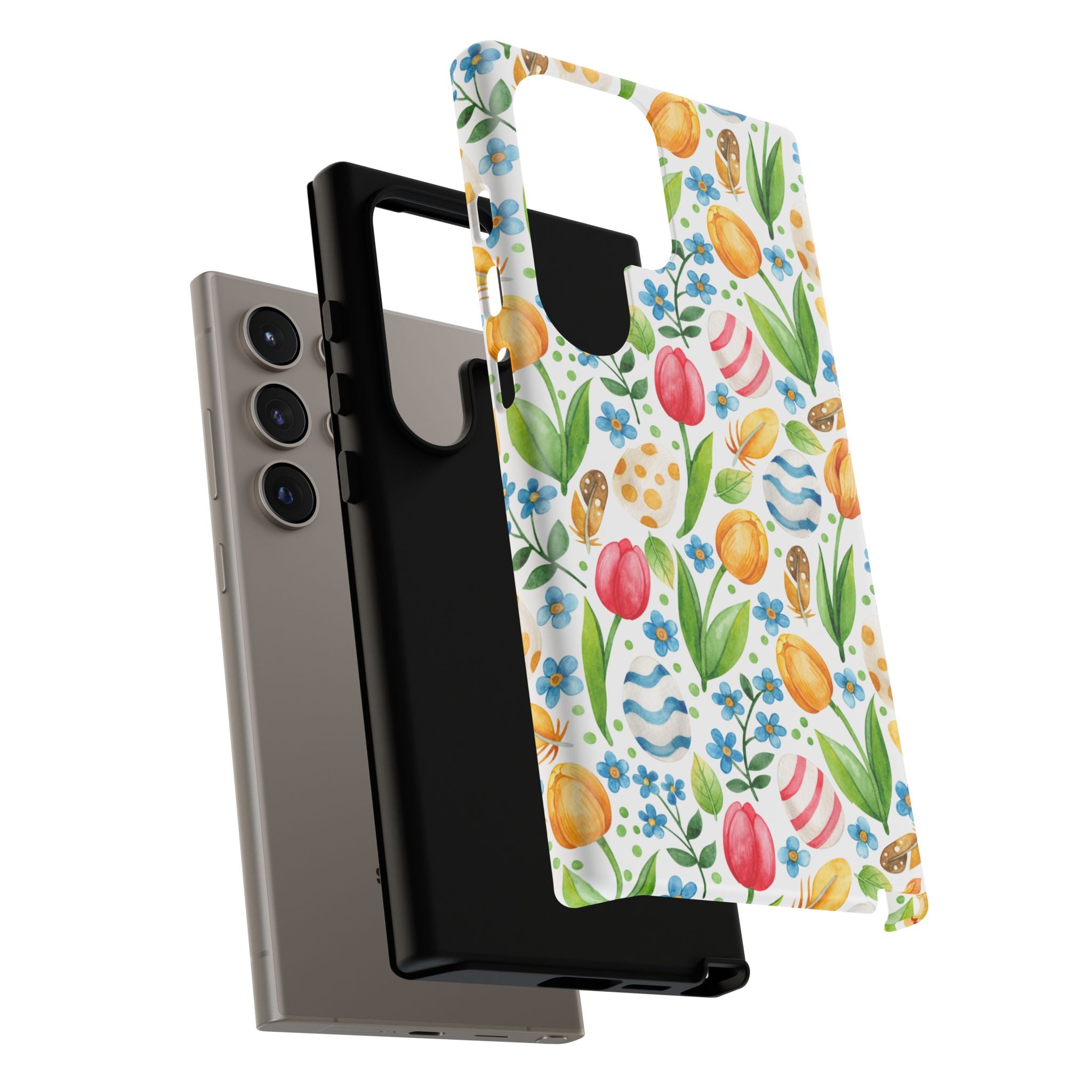 Cute Tulip Egg Theme Tough Cases Printify