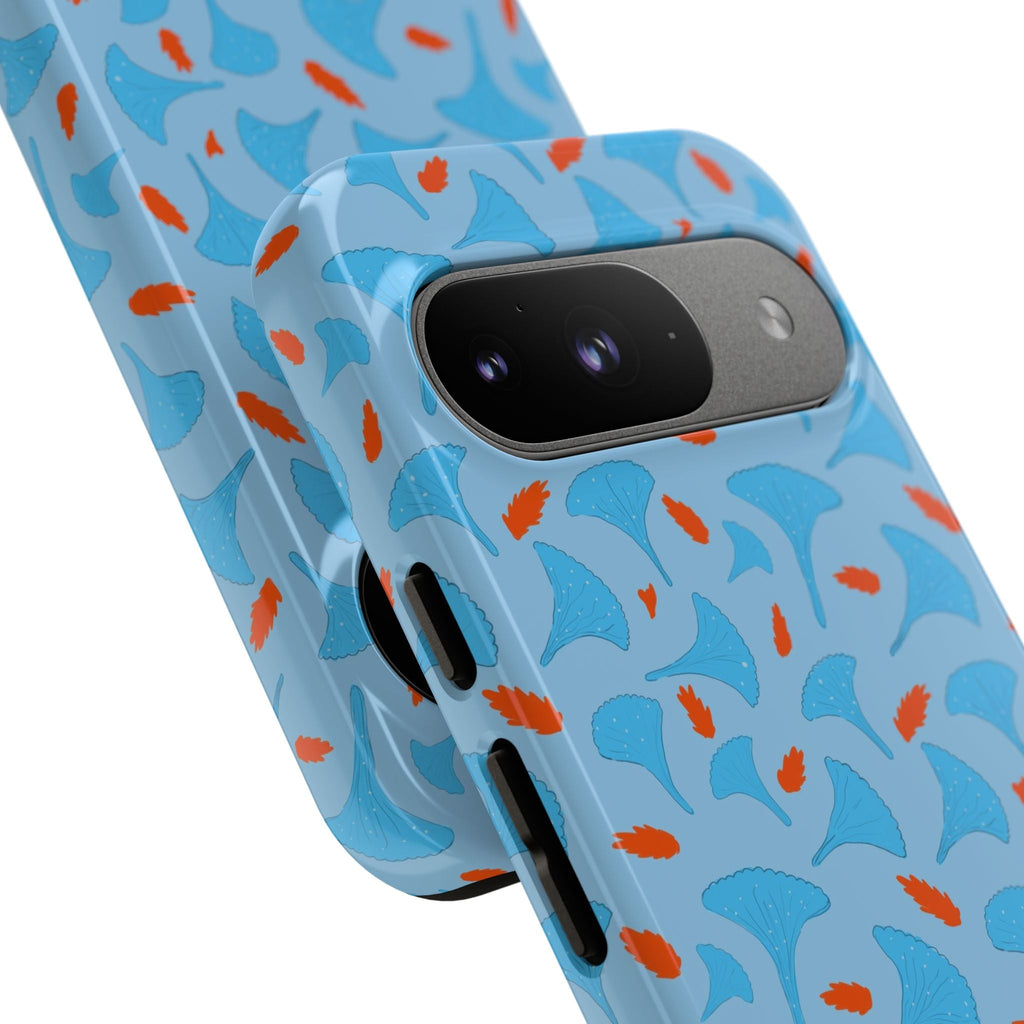 Blue Orange Odd Shape Themed Tough Cases Printify
