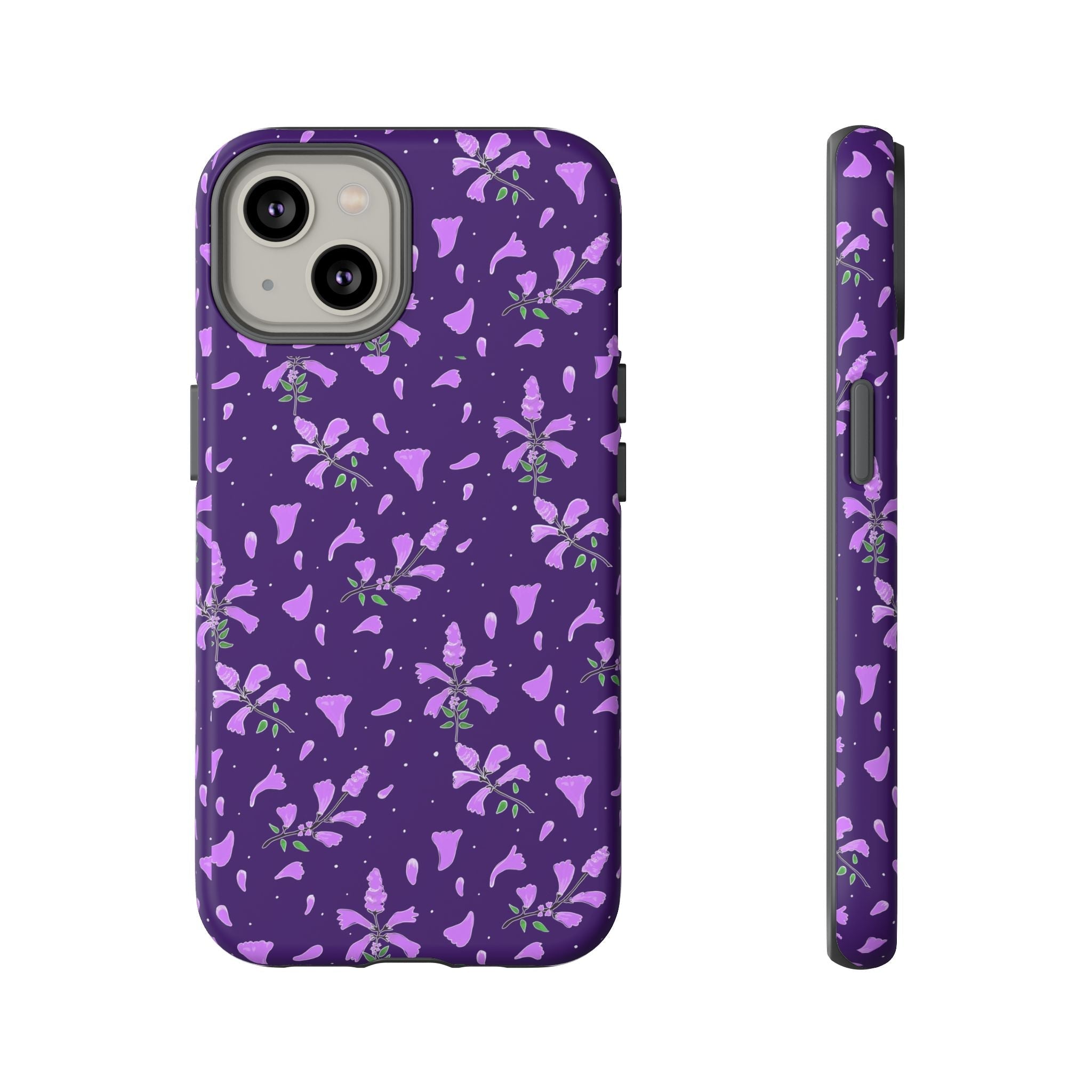 Purple Wild Flower Tough Phone Cases Printify