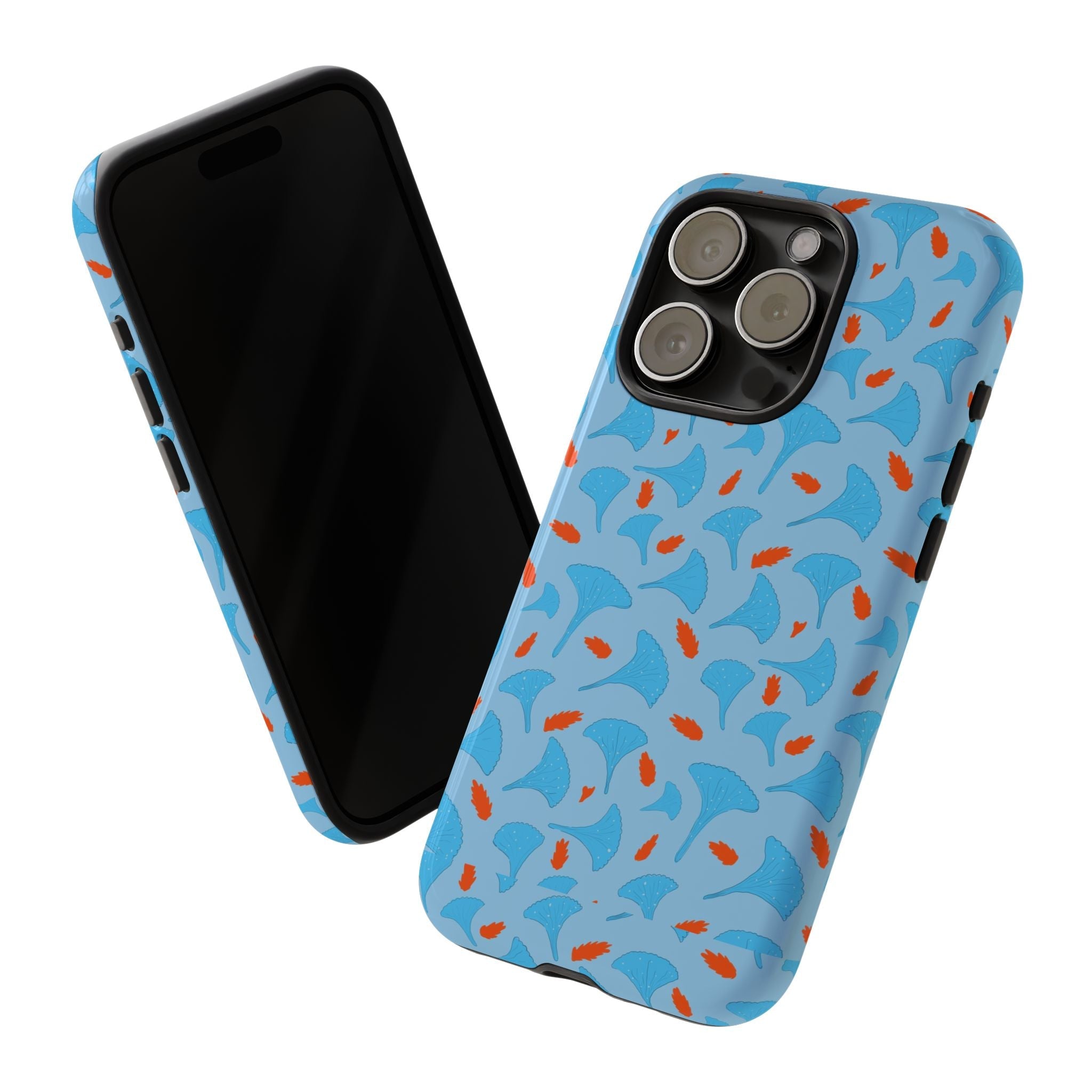 Blue Orange Odd Shape Themed Tough Cases Printify