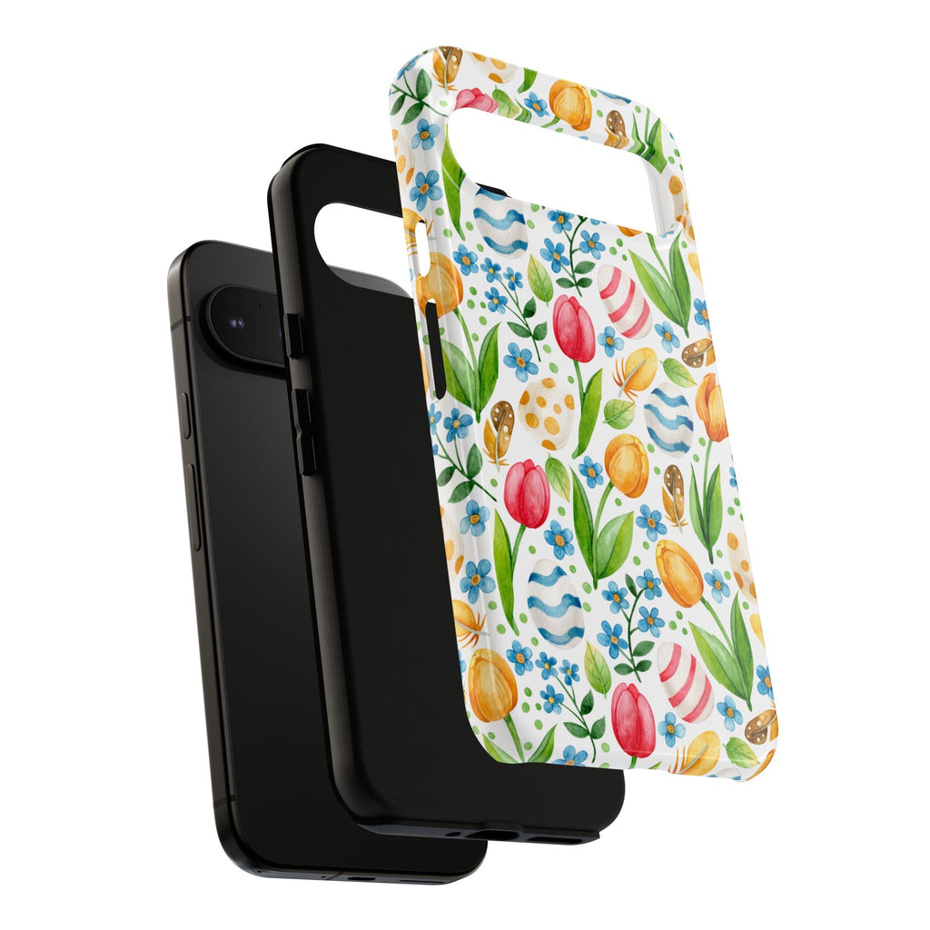 Cute Tulip Egg Theme Tough Cases Printify