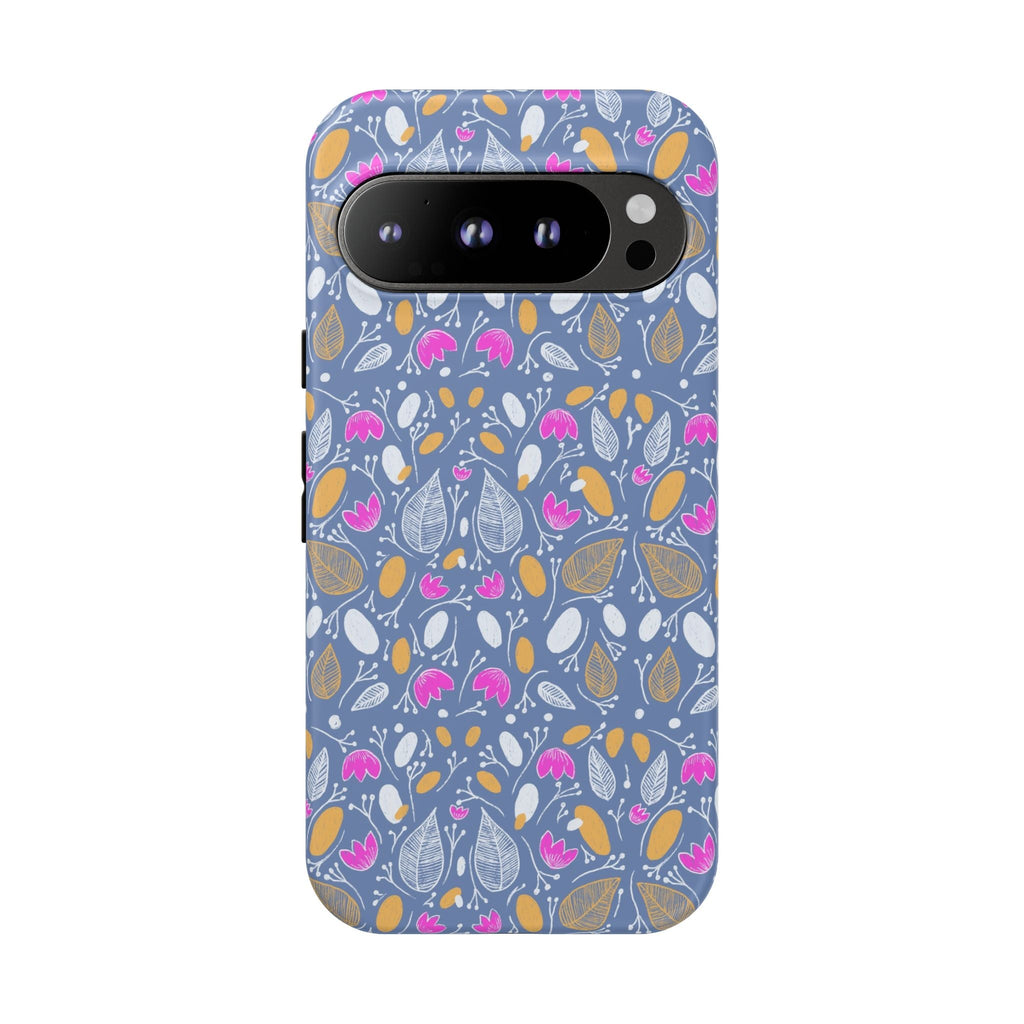 Abstract Grey Small BotanicThemed Tough Cases-Matte and Glossy Printify