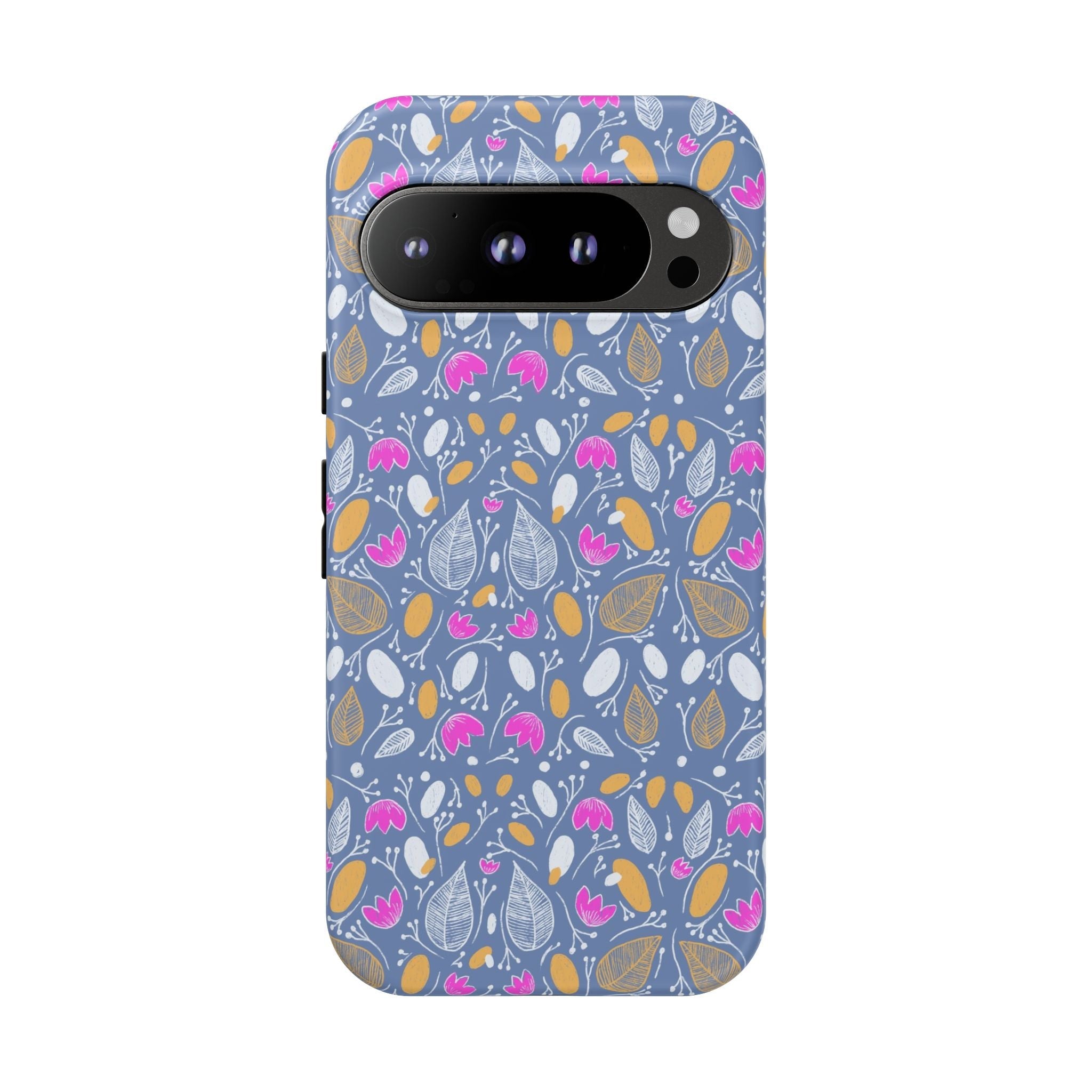 Abstract Grey Small BotanicThemed Tough Cases-Matte and Glossy Printify