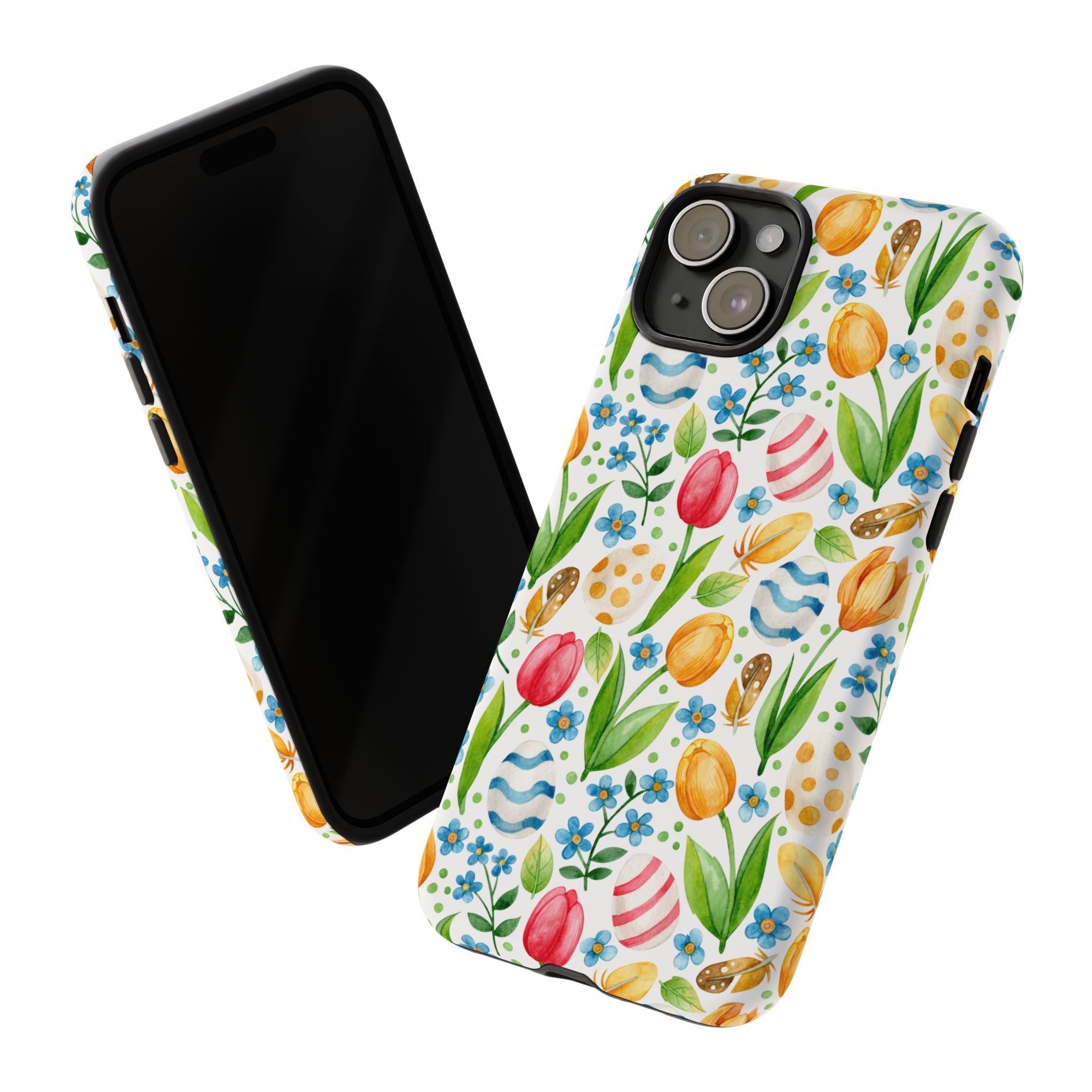 Cute Tulip Egg Theme Tough Cases Printify