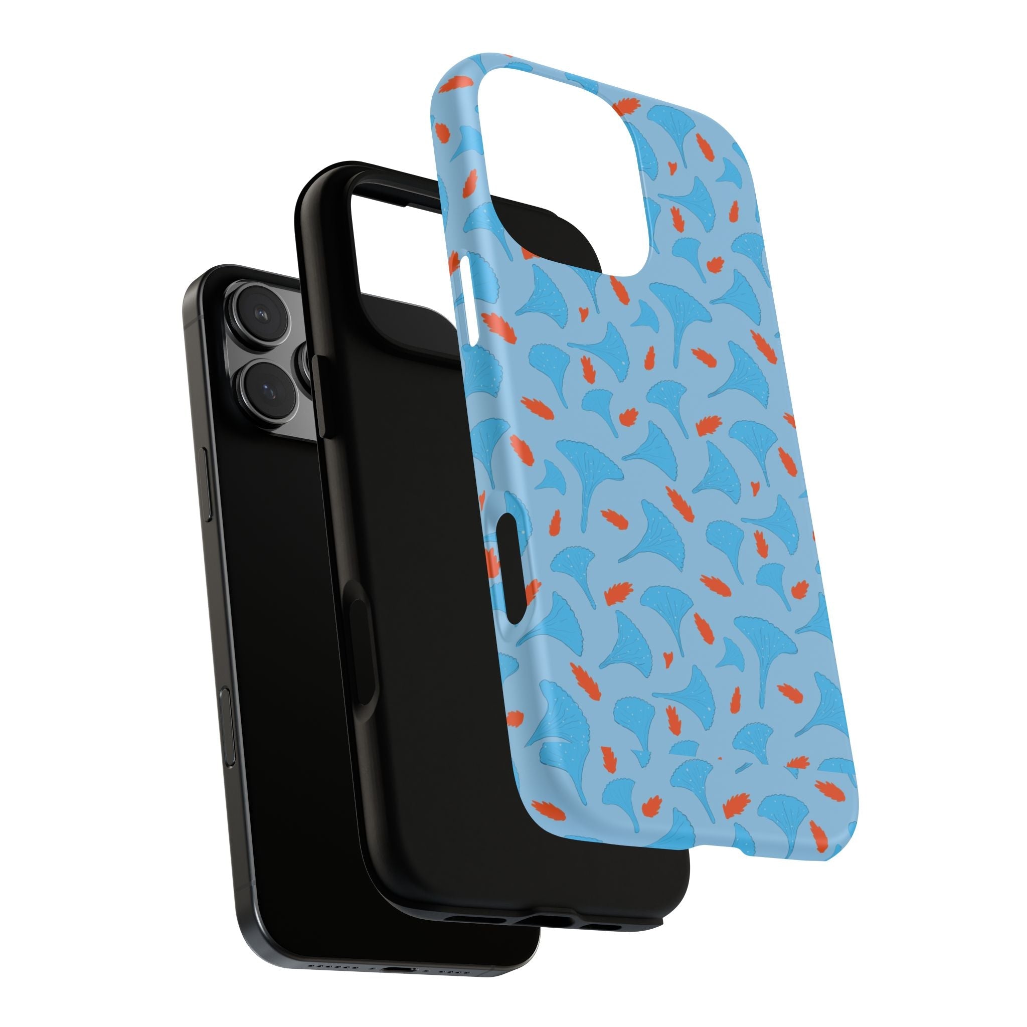 Blue Orange Odd Shape Themed Tough Cases Printify