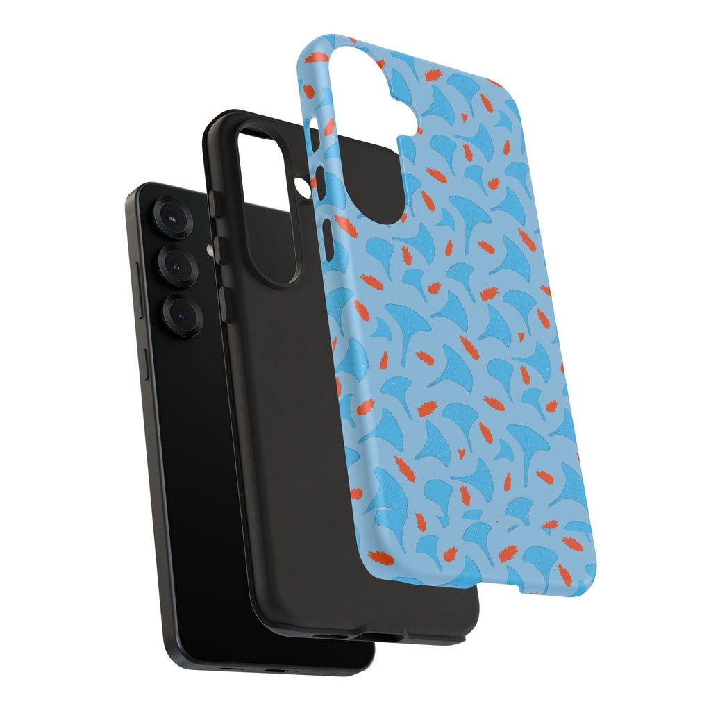 Blue Orange Odd Shape Themed Tough Cases Printify