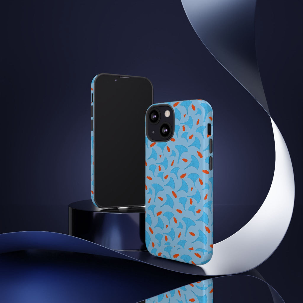 Blue Orange Odd Shape Themed Tough Cases Printify