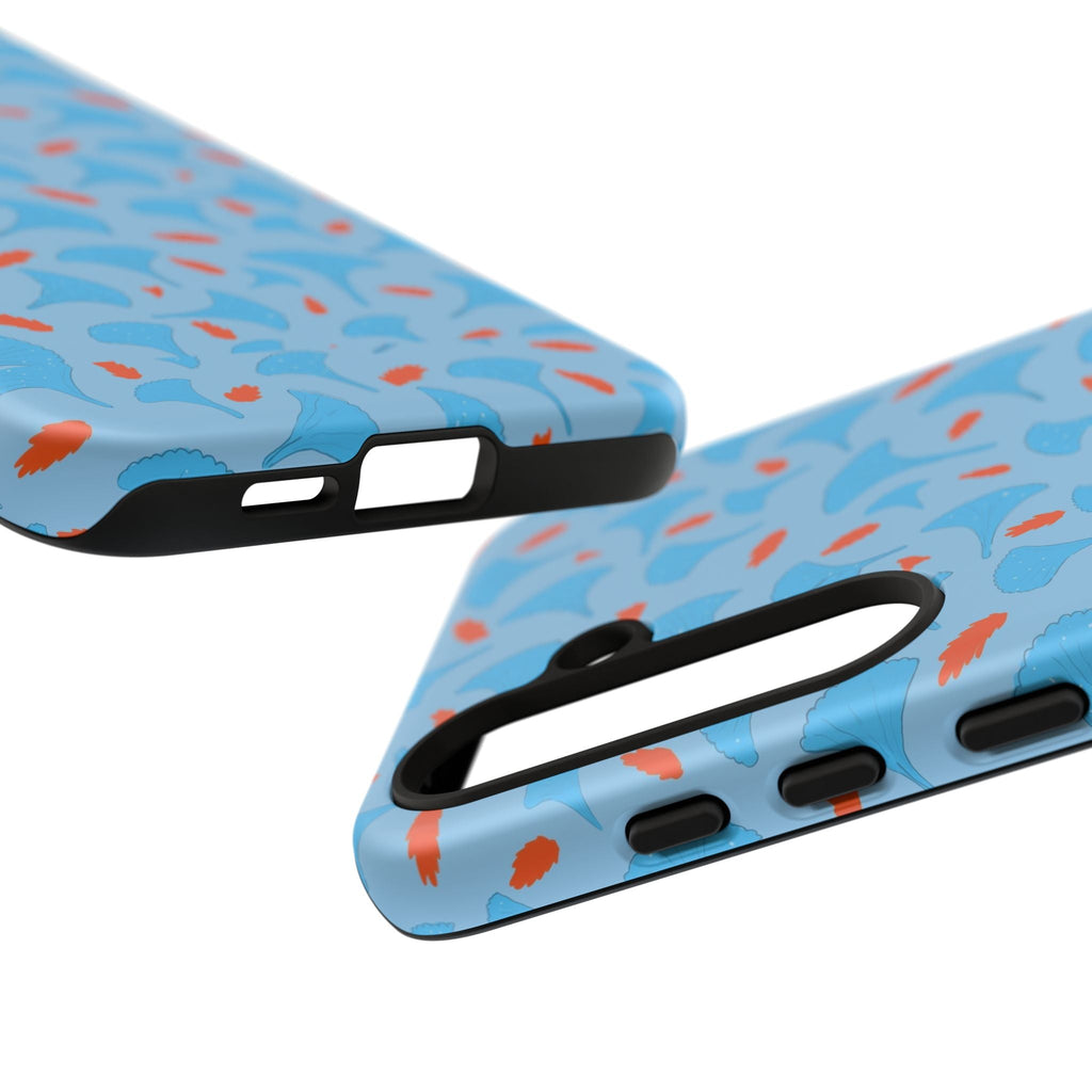 Blue Orange Odd Shape Themed Tough Cases Printify