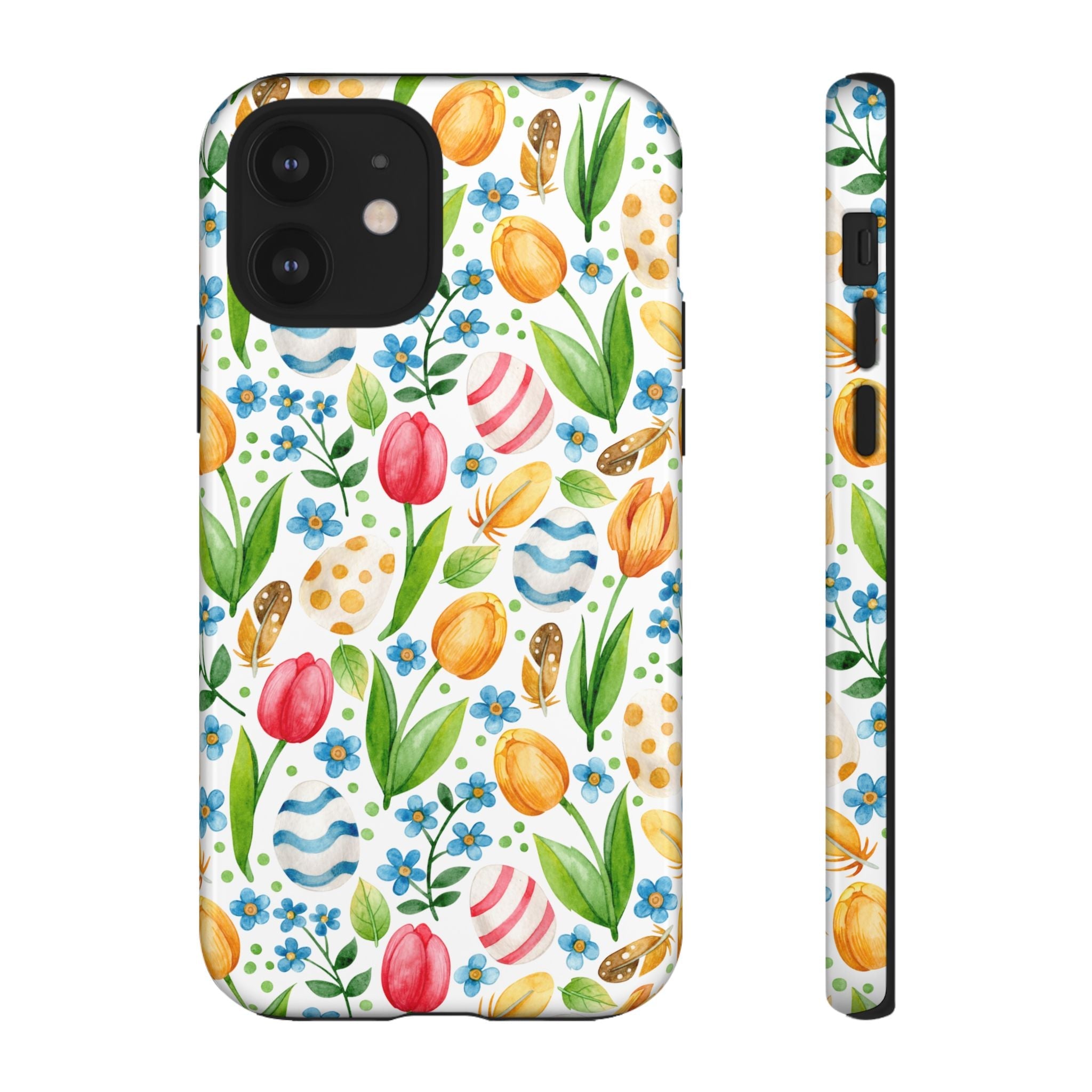 Cute Tulip Egg Theme Tough Cases Printify
