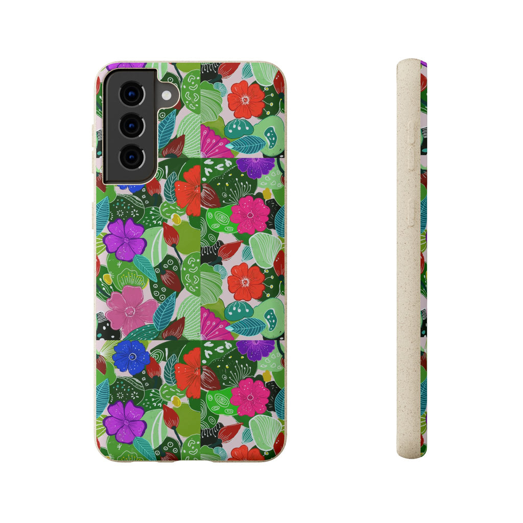 Multicolor Botanic Garden Biodegradable Cases