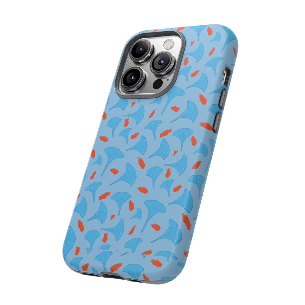 Blue Orange Odd Shape Themed Tough Cases Printify