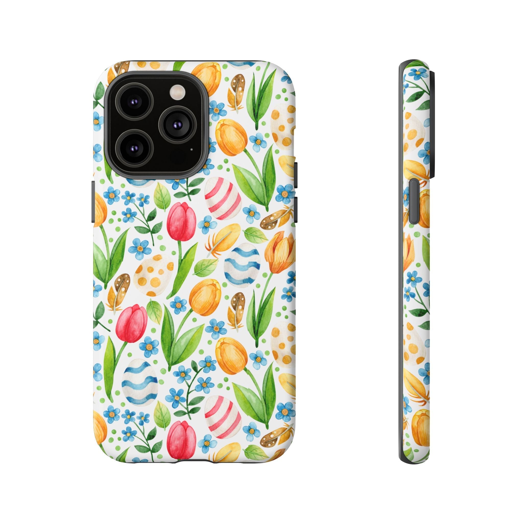 Cute Tulip Egg Theme Tough Cases Printify