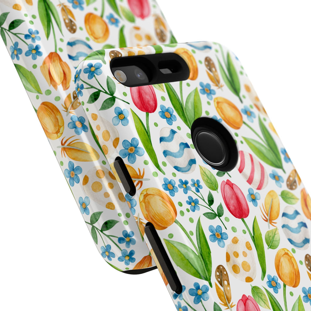 Cute Tulip Egg Theme Tough Cases Printify