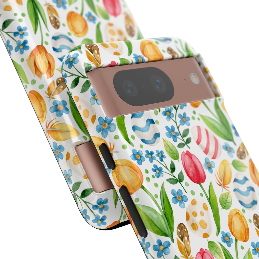 Cute Tulip Egg Theme Tough Cases Printify