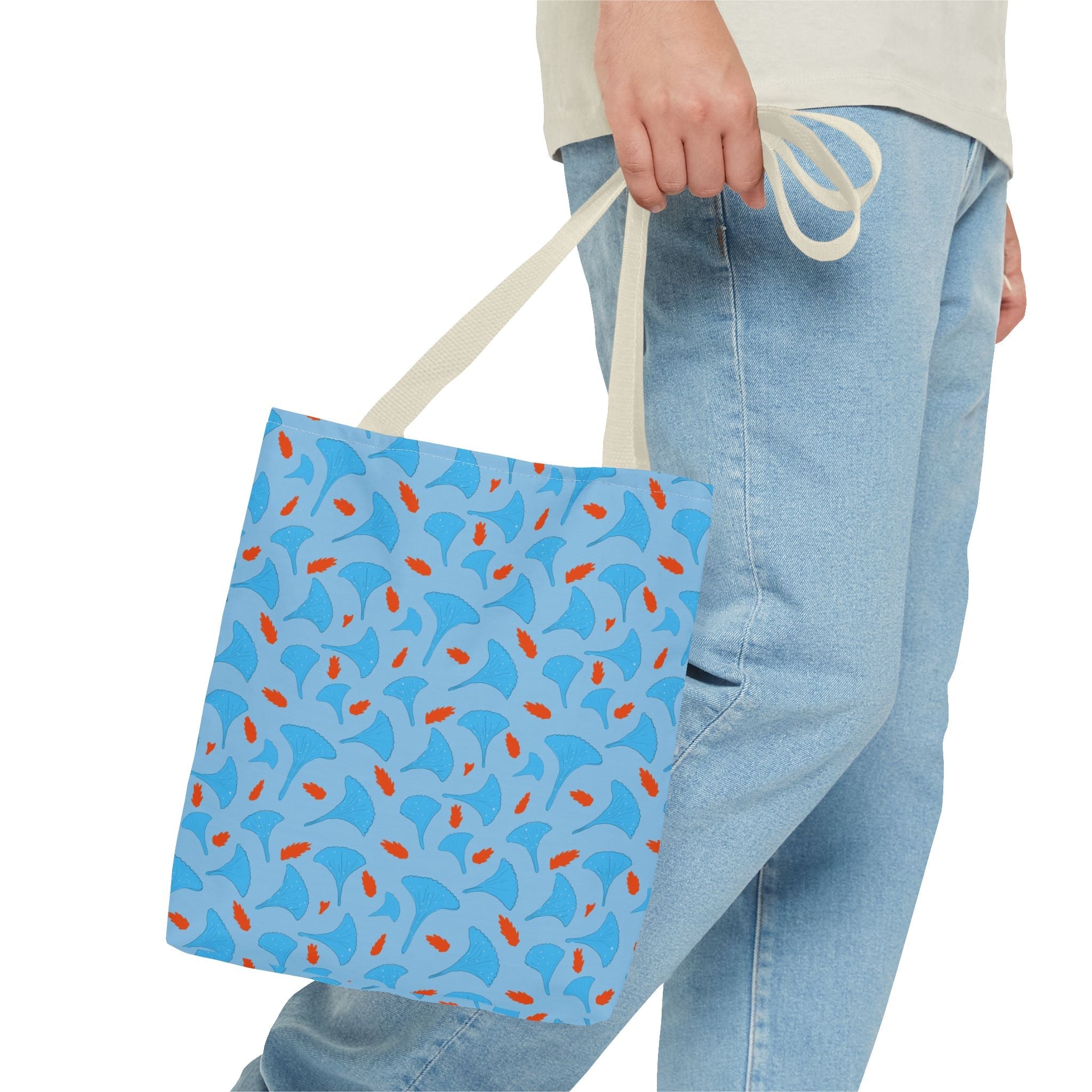 Blue Orange Breeze Original Art Tote Bag (AOP) Printify