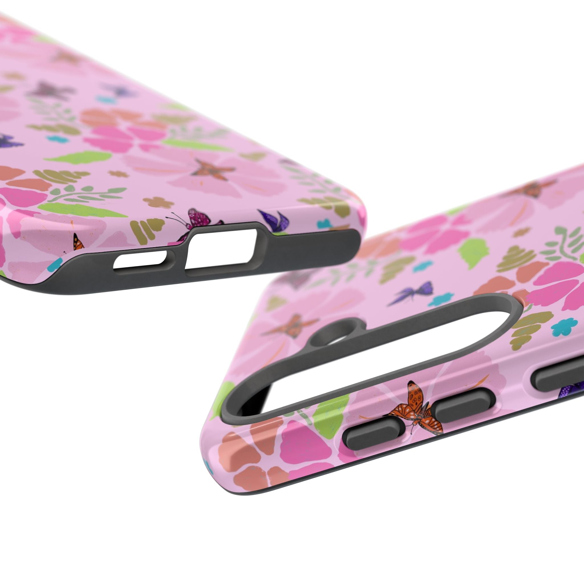 Pink Butterfly Garden Theme Tough Cases Printify