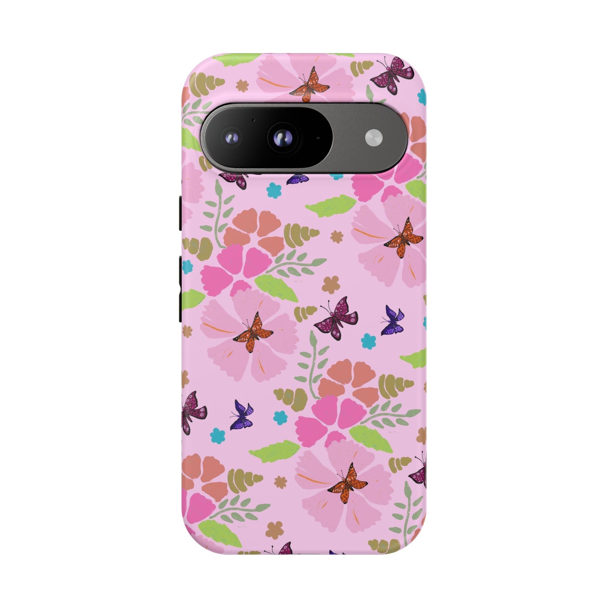 Pink Butterfly Garden Theme Tough Cases Printify