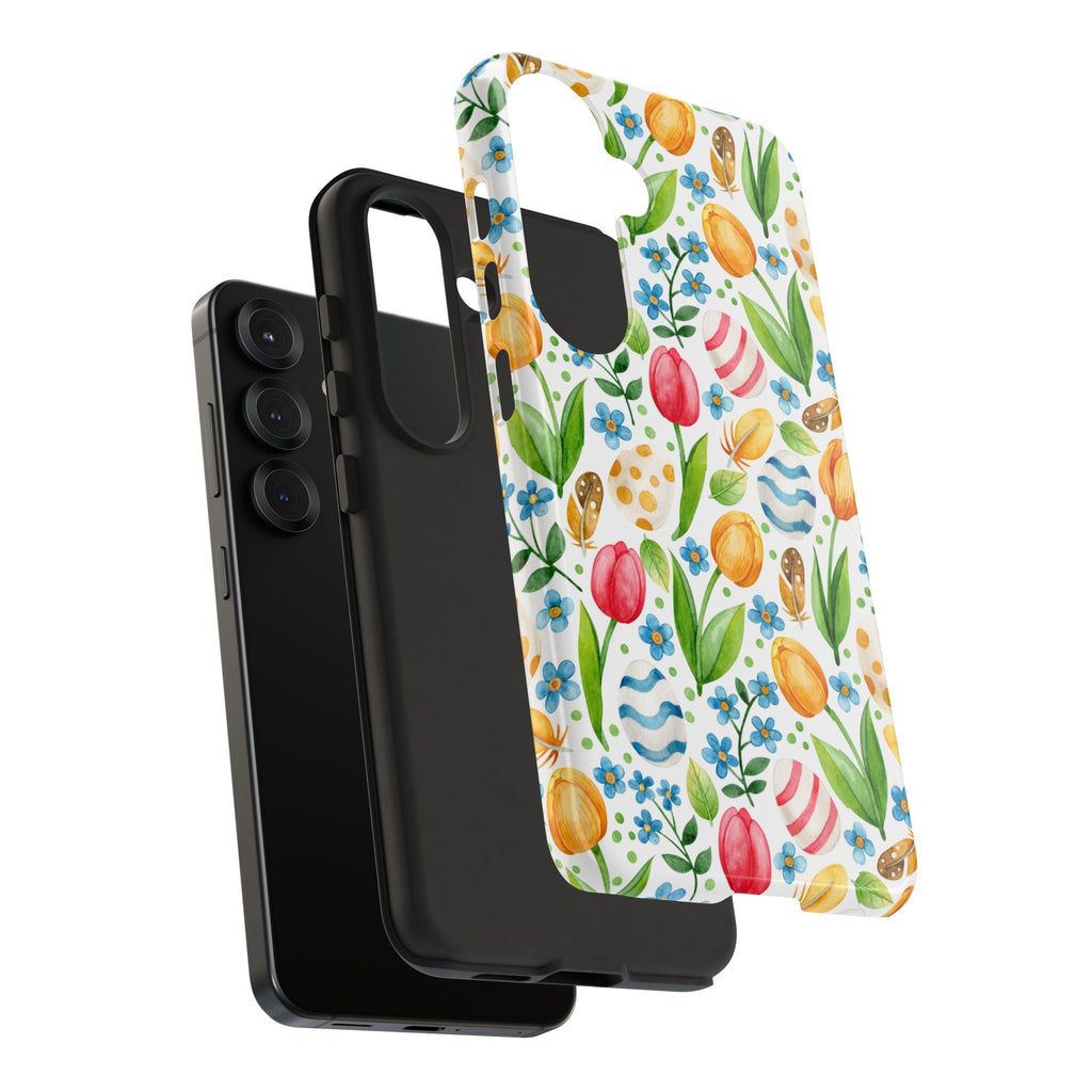Cute Tulip Egg Theme Tough Cases Printify