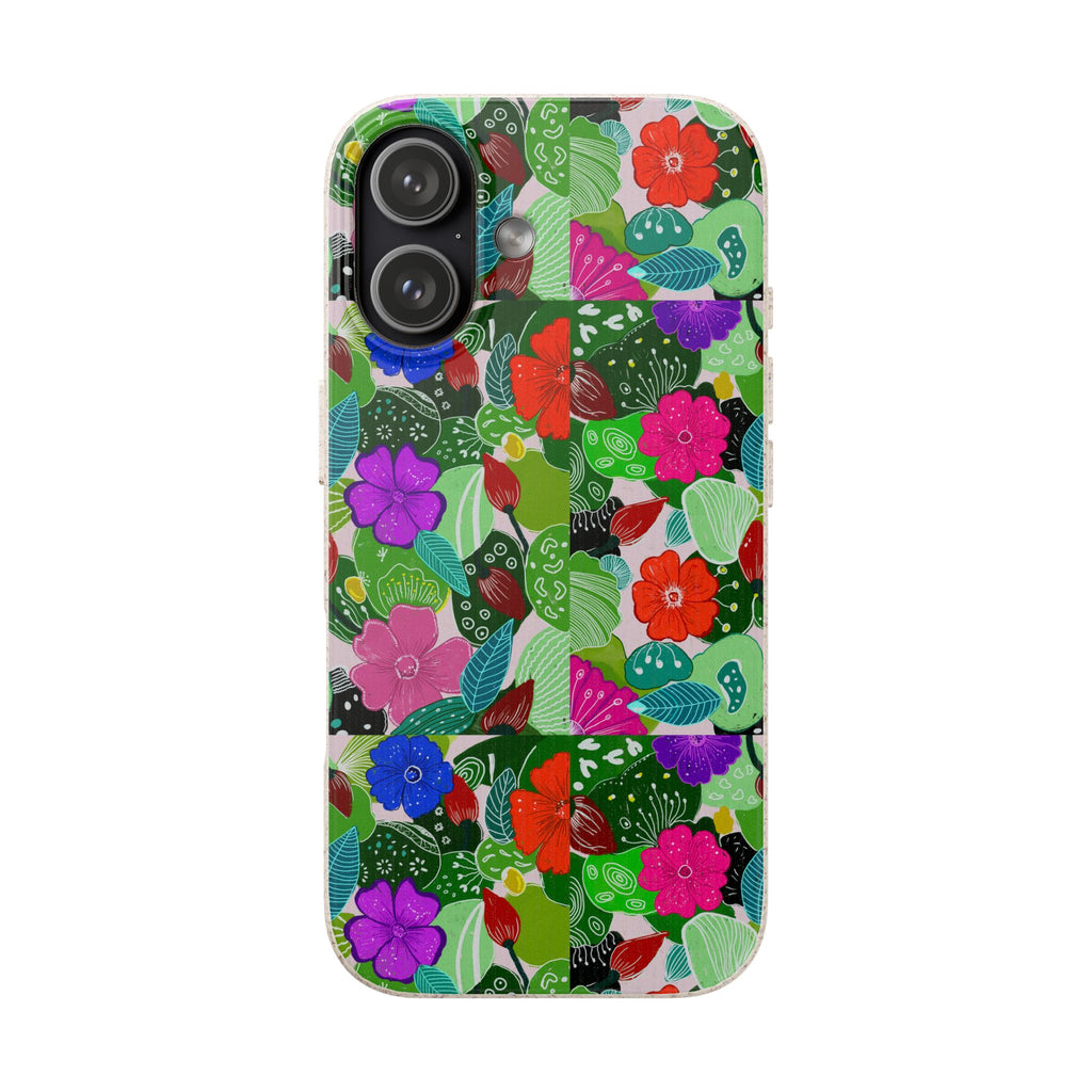 Multicolor Botanic Garden Biodegradable Cases