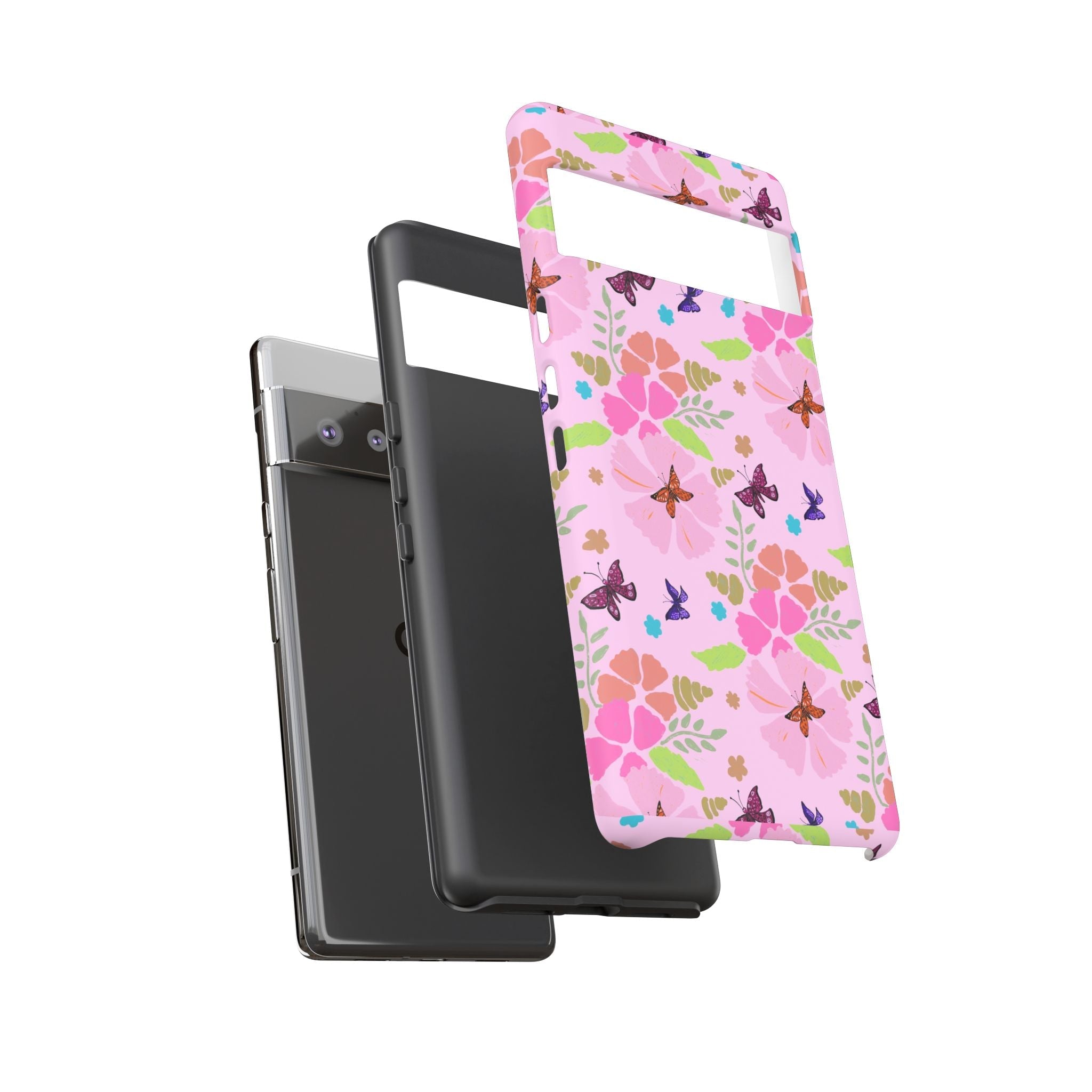 Pink Butterfly Garden Theme Tough Cases Printify