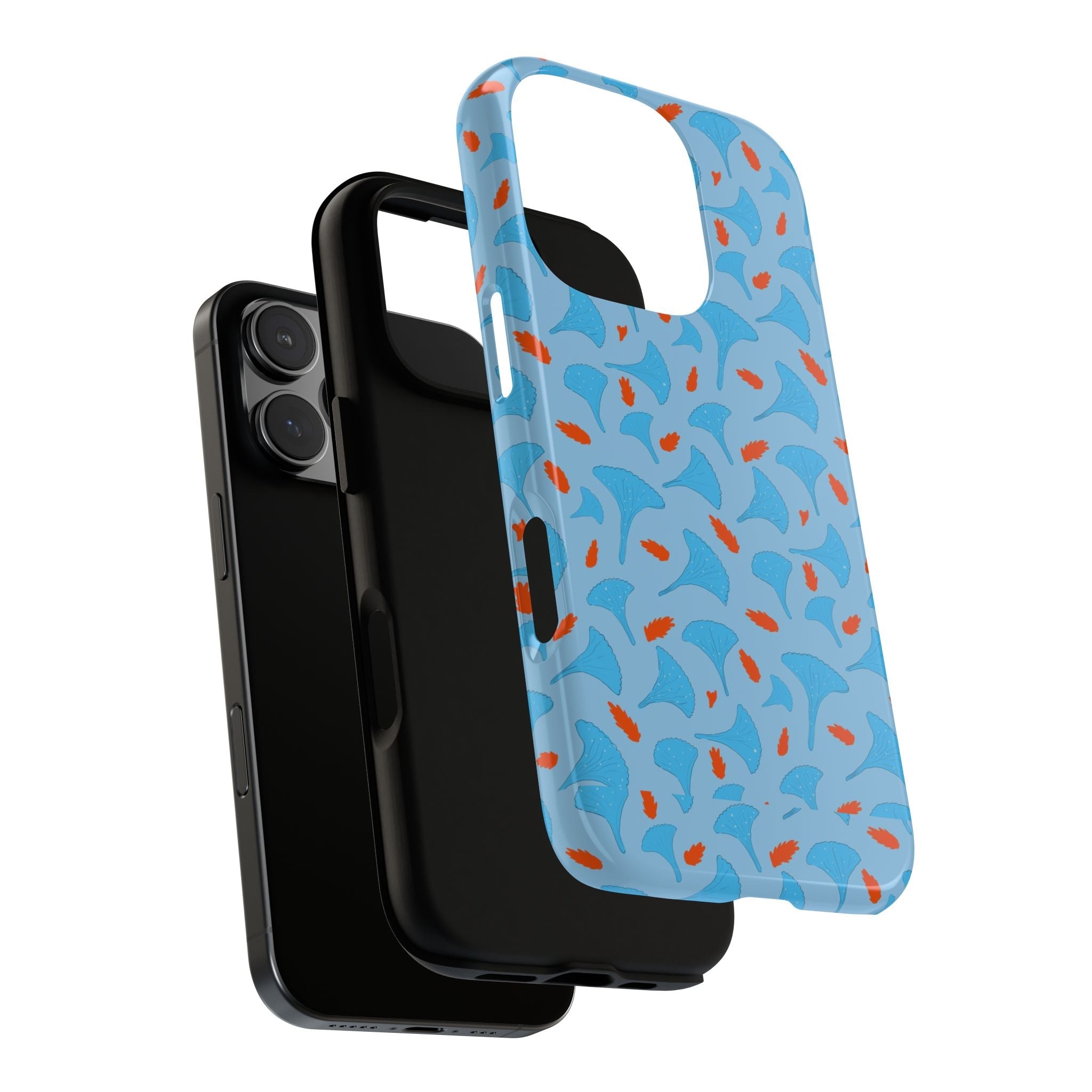 Blue Orange Odd Shape Themed Tough Cases Printify