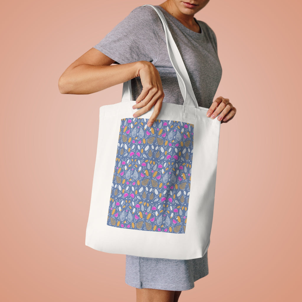Small Flora Both Side Printed Cotton Tote Bag Printify
