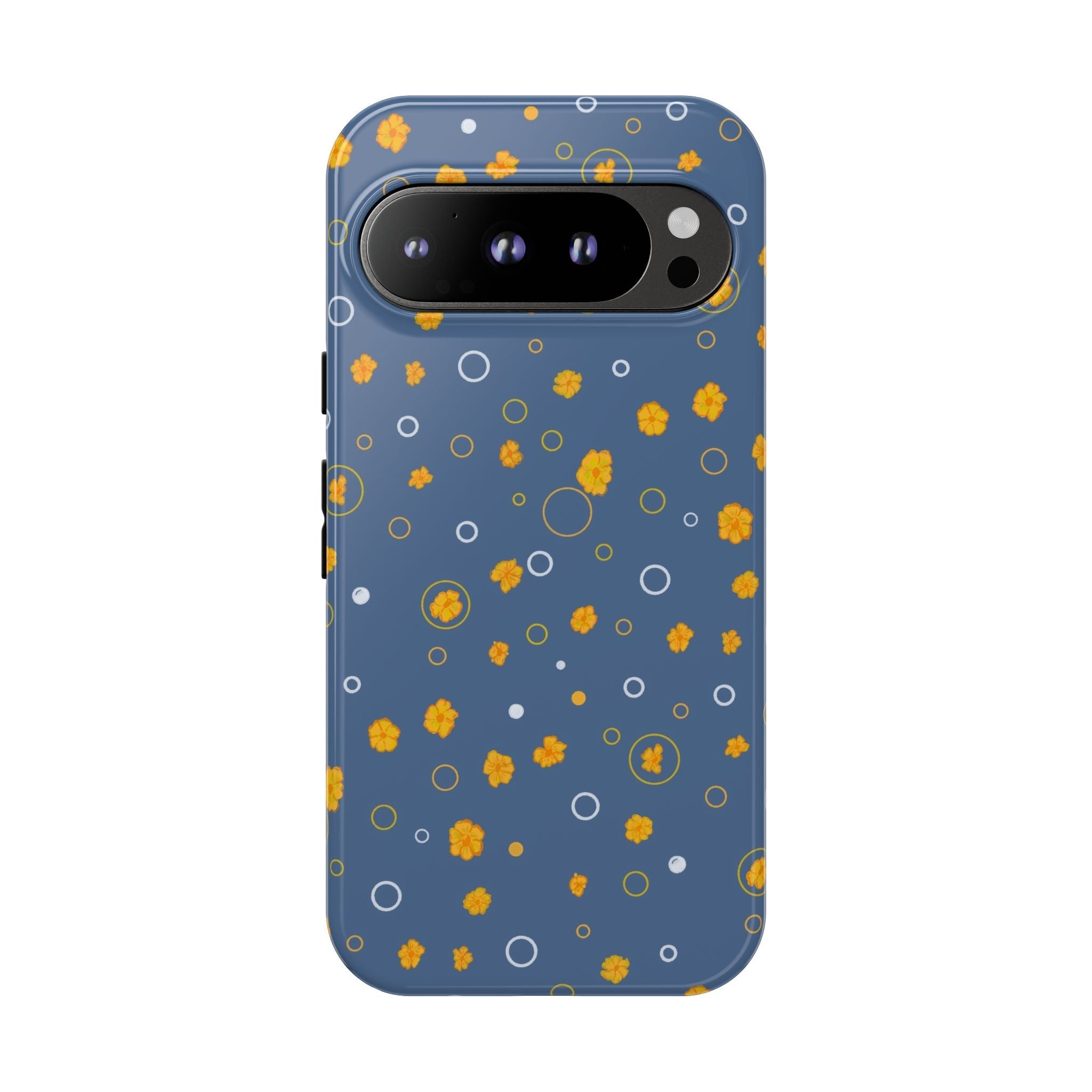 Bluish Grey -Small Cute Wild Flower -Hand Designed Prints-Tough Cases Printify