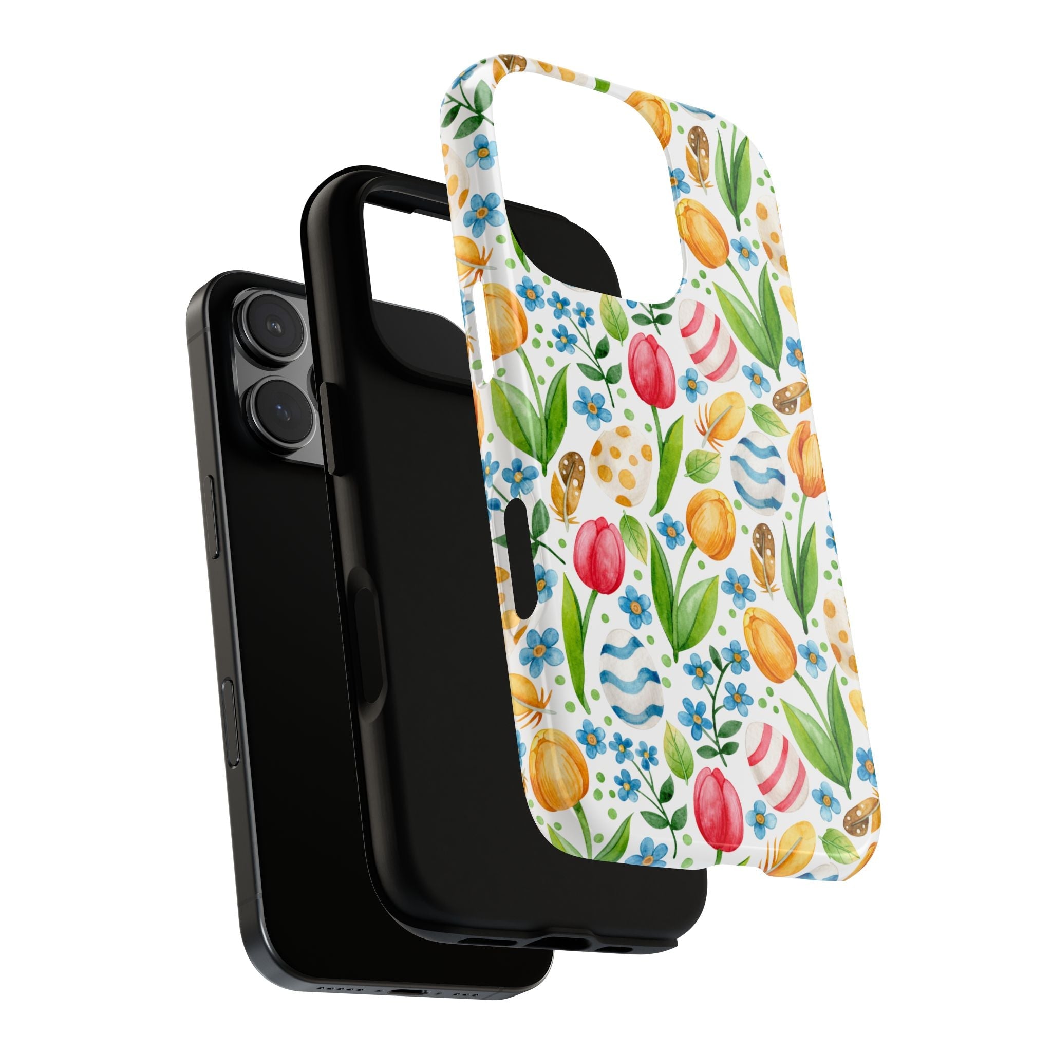 Cute Tulip Egg Theme Tough Cases Printify