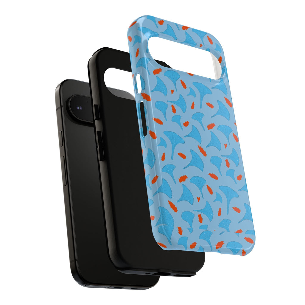 Blue Orange Odd Shape Themed Tough Cases Printify