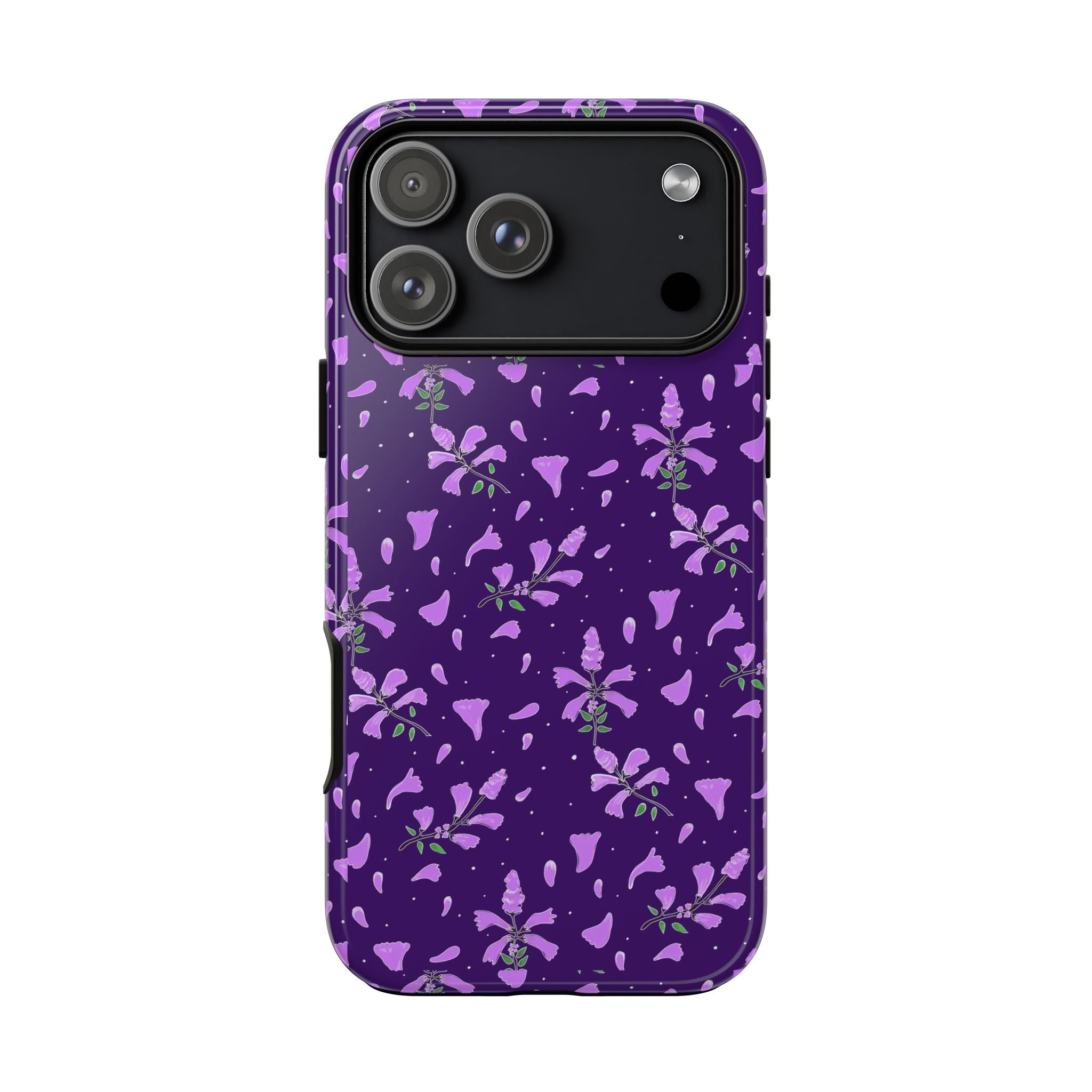 Purple Wild Flower Tough Phone Cases Printify