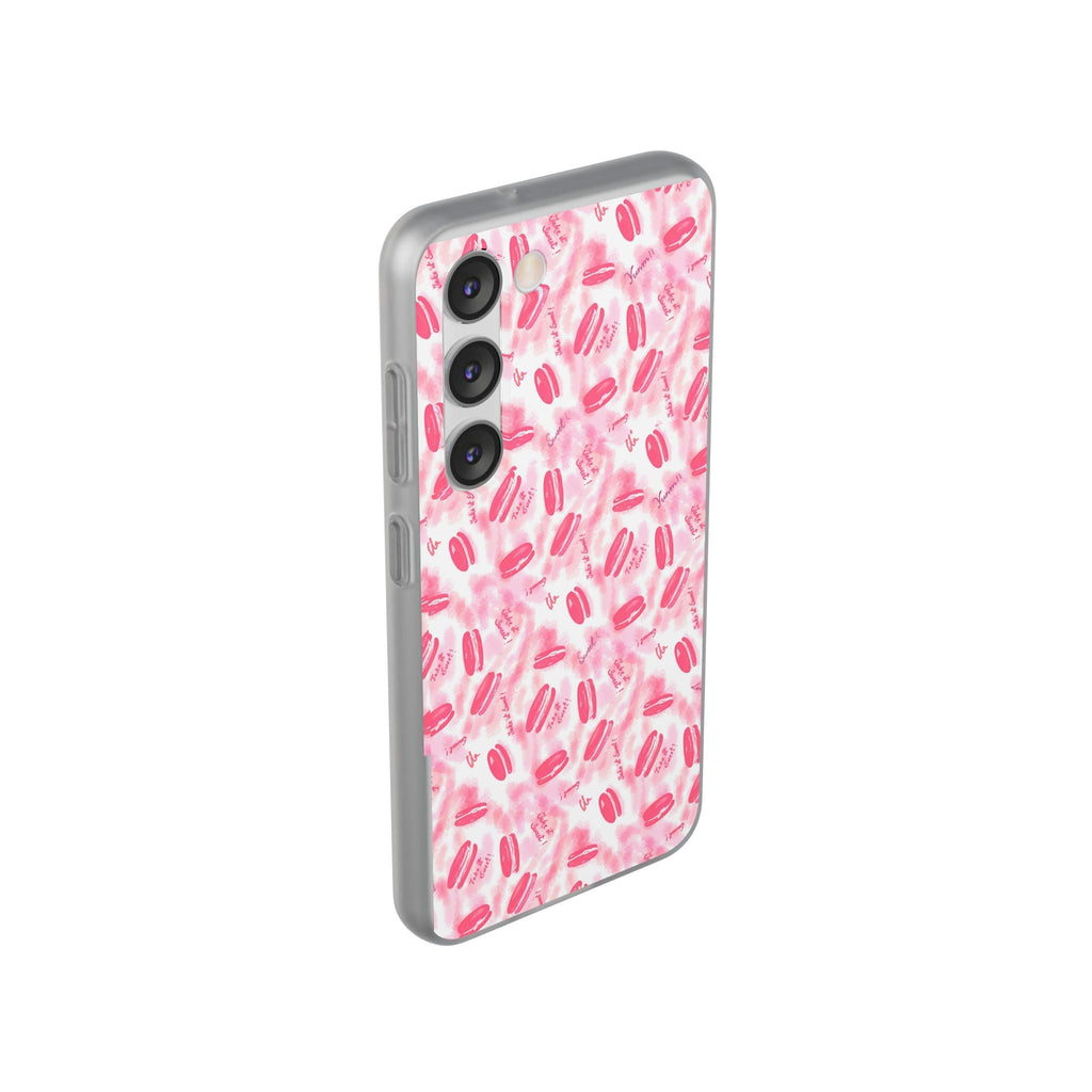 Macaron Hand Drawn Designed Flexi Phone Cases Printify