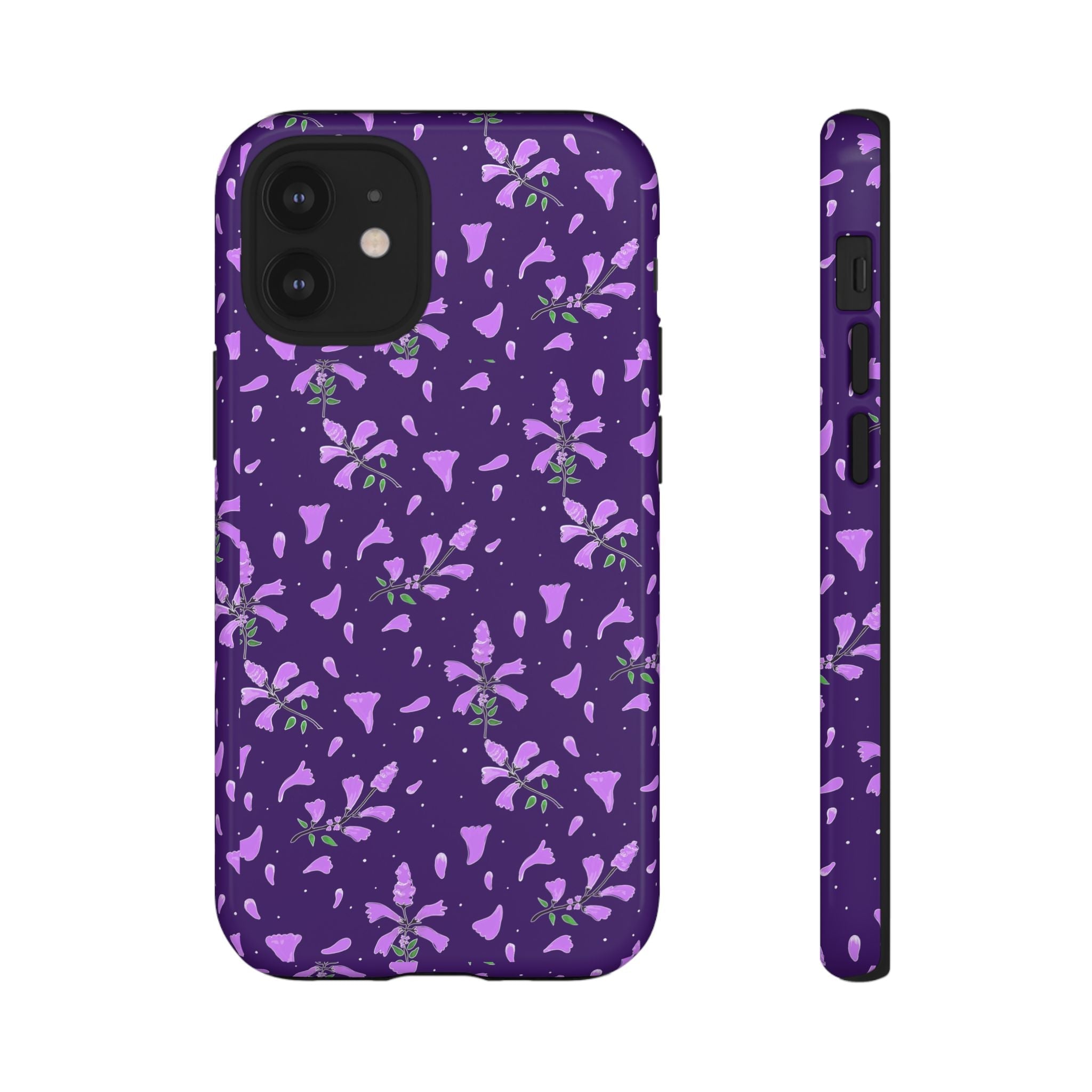 Purple Wild Flower Tough Phone Cases Printify