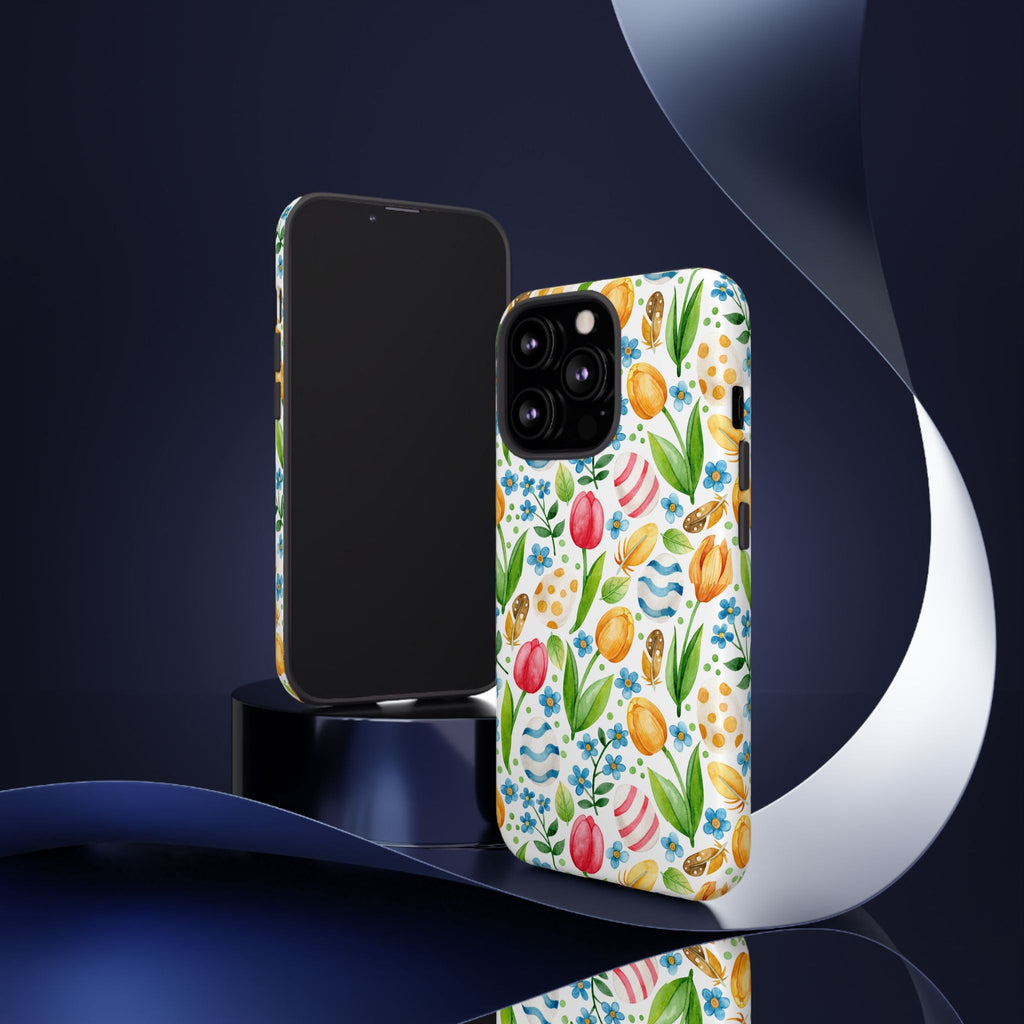 Cute Tulip Egg Theme Tough Cases Printify