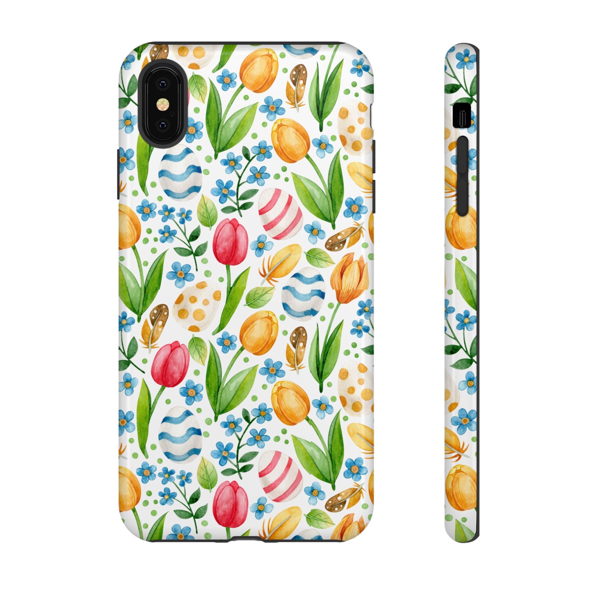 Cute Tulip Egg Theme Tough Cases Printify