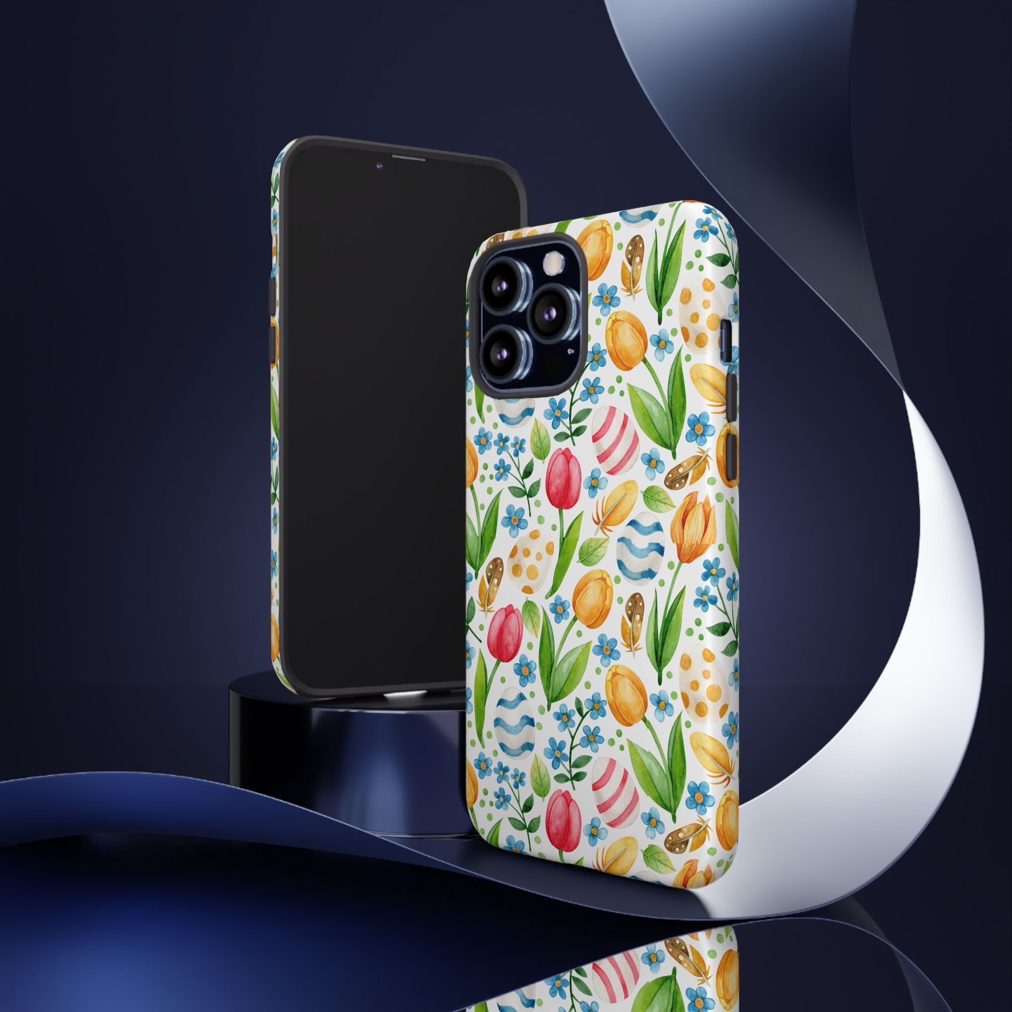 Cute Tulip Egg Theme Tough Cases Printify