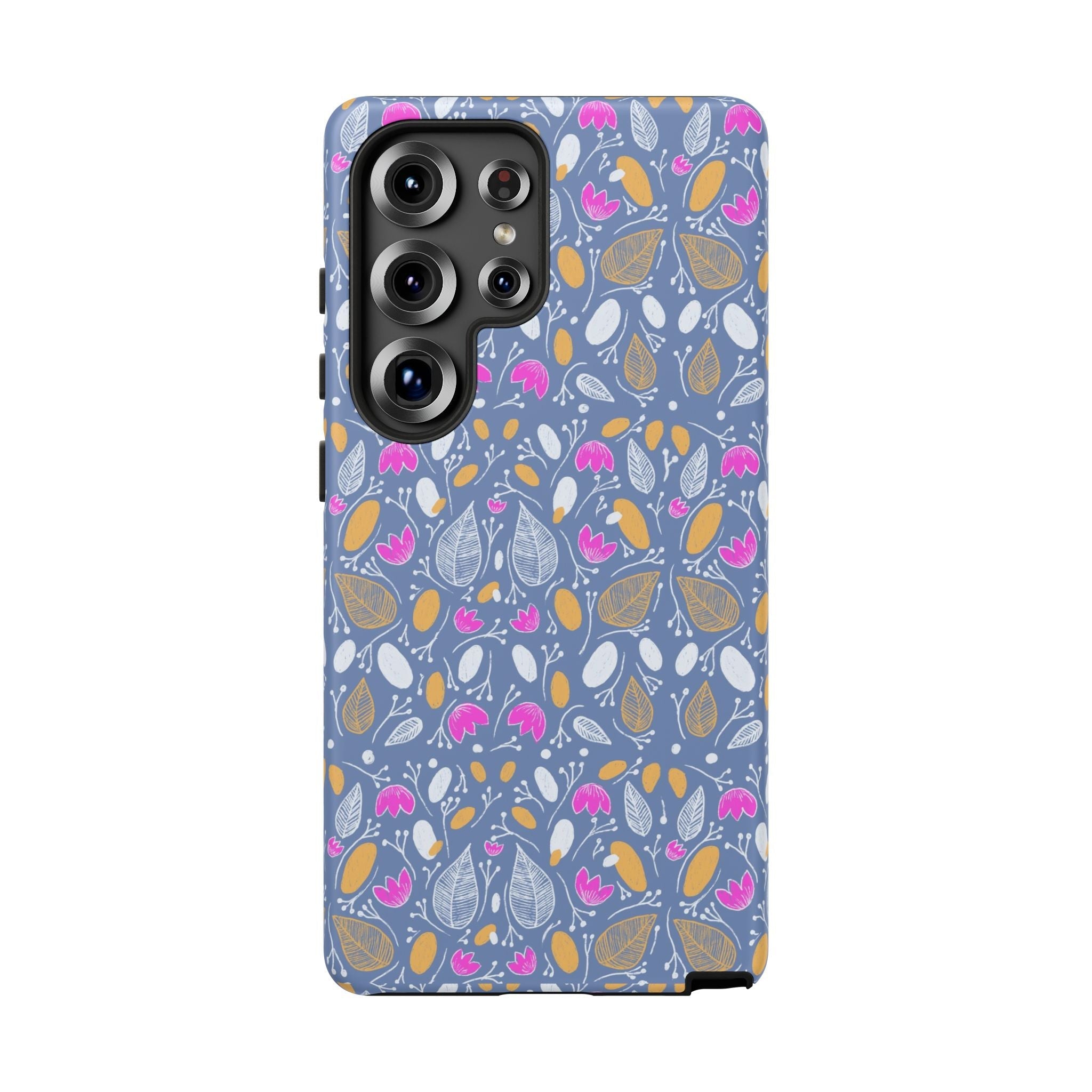 Abstract Grey Small BotanicThemed Tough Cases-Matte and Glossy Printify