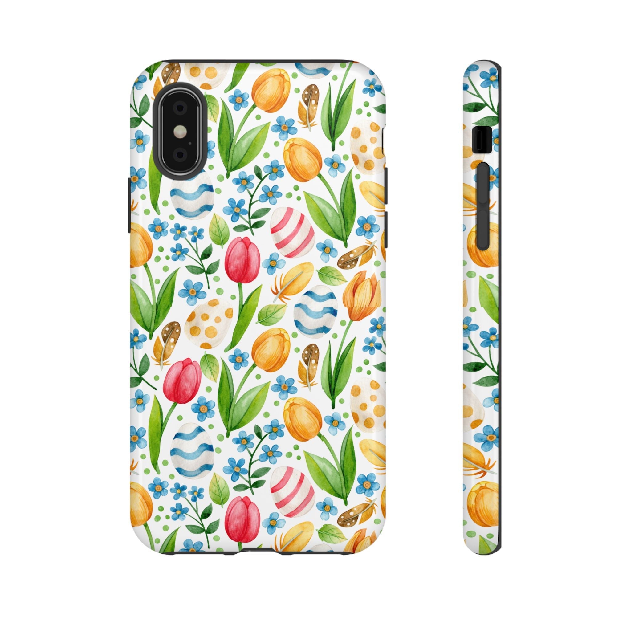 Cute Tulip Egg Theme Tough Cases Printify