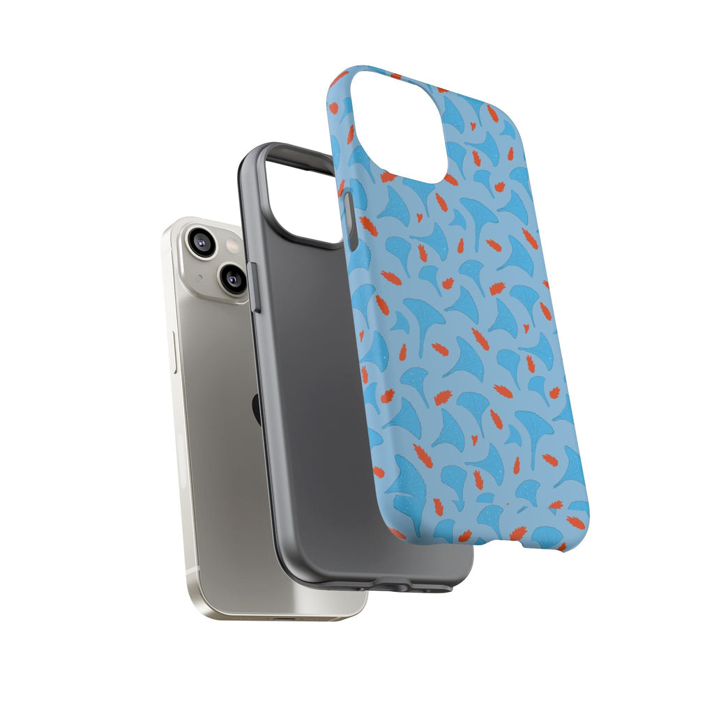 Blue Orange Odd Shape Themed Tough Cases Printify