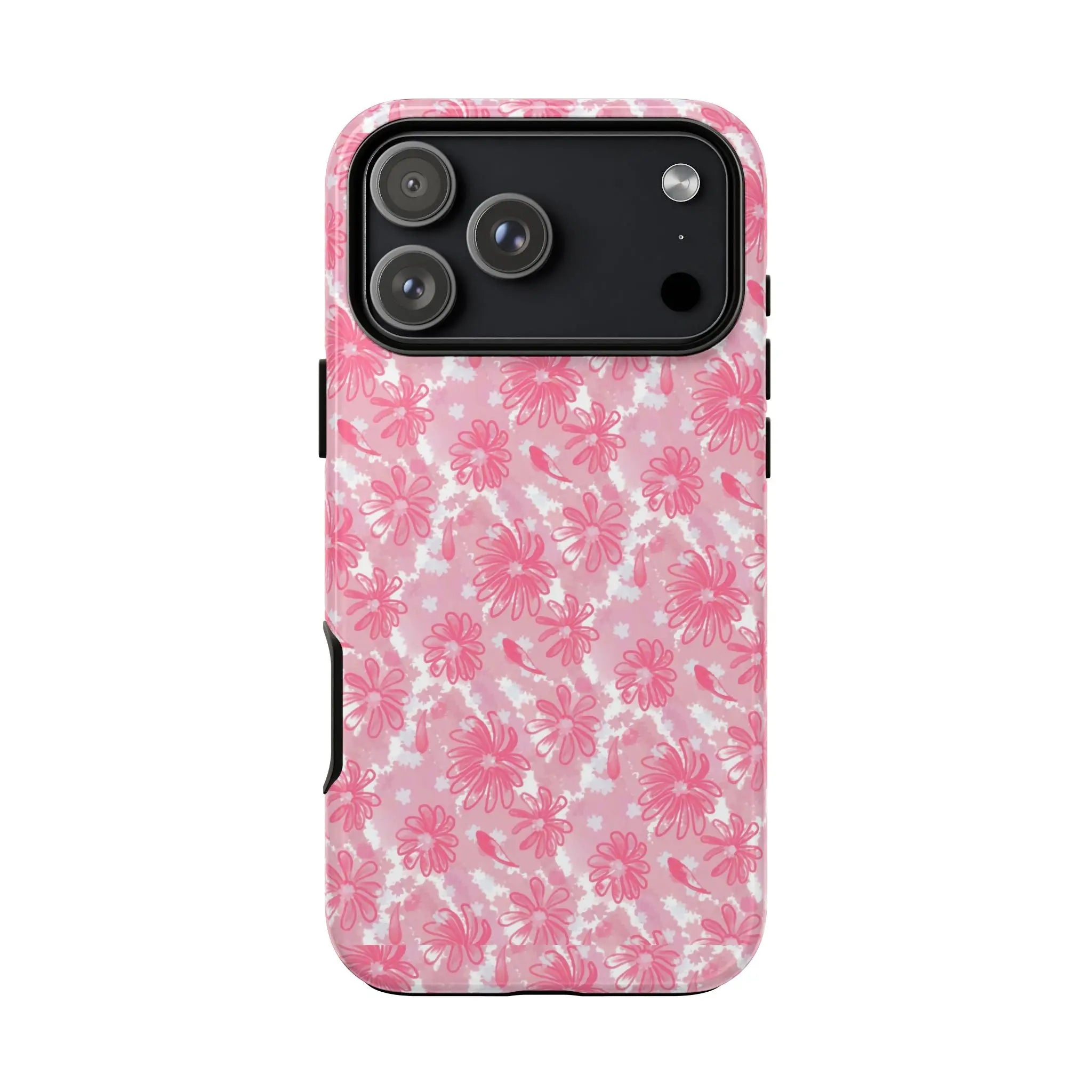 Flora Pink White Phone Case (Carry Original Art Drawn) Printify