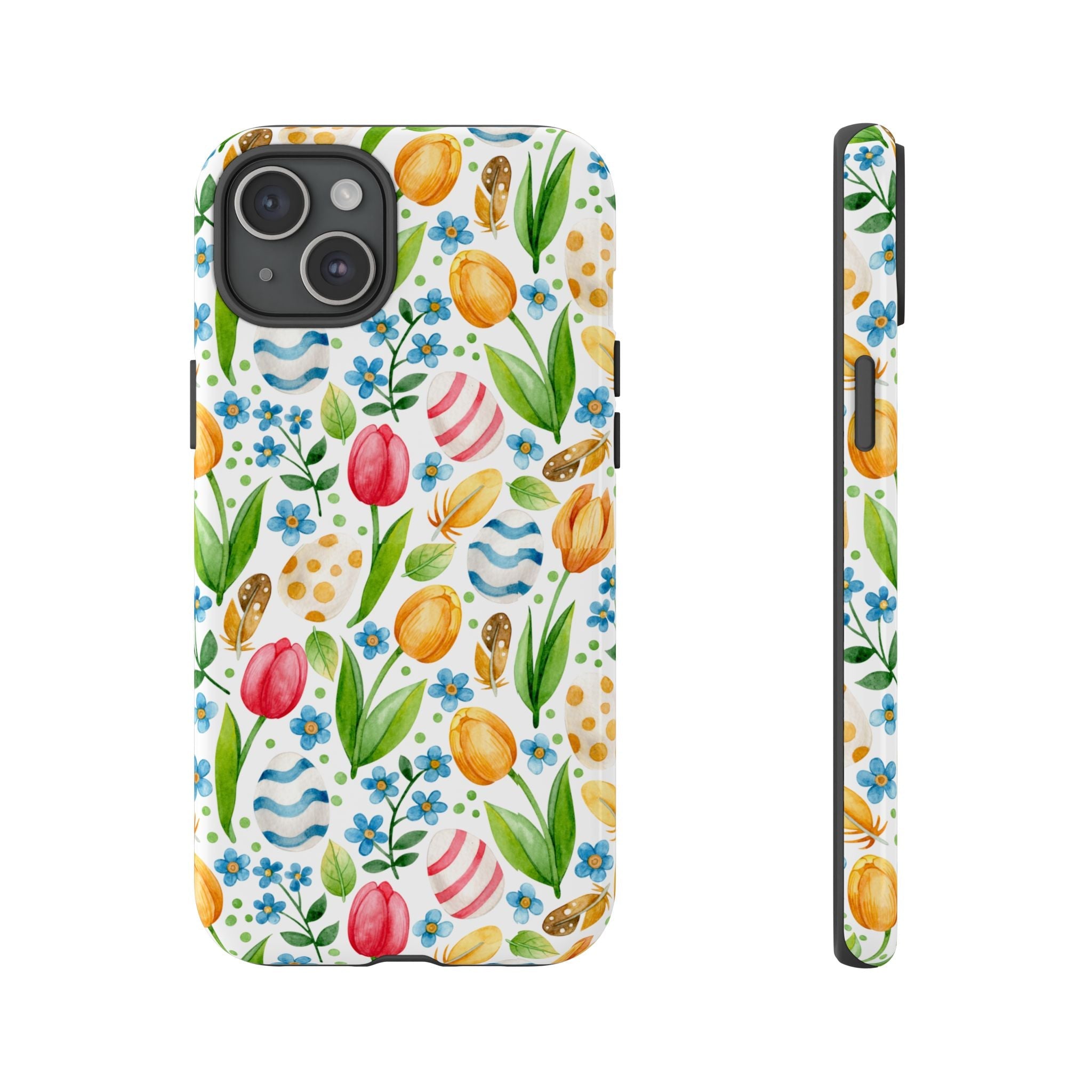 Cute Tulip Egg Theme Tough Cases Printify