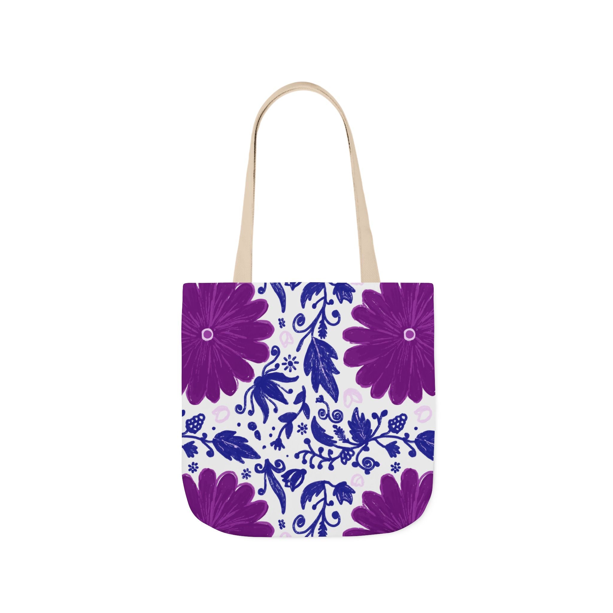 Buta Canvas Tote Bag – All-Over Print, 5 Strap Colours