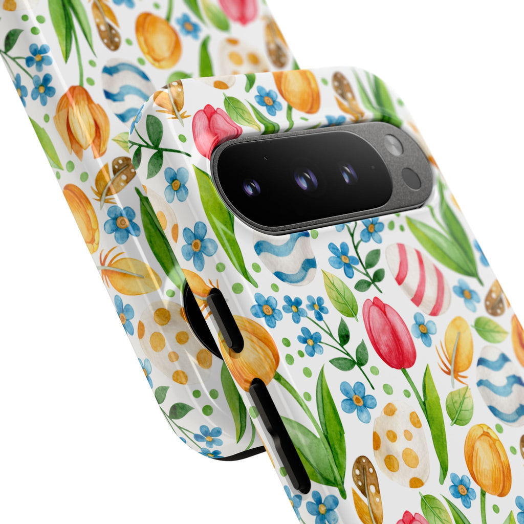 Cute Tulip Egg Theme Tough Cases Printify