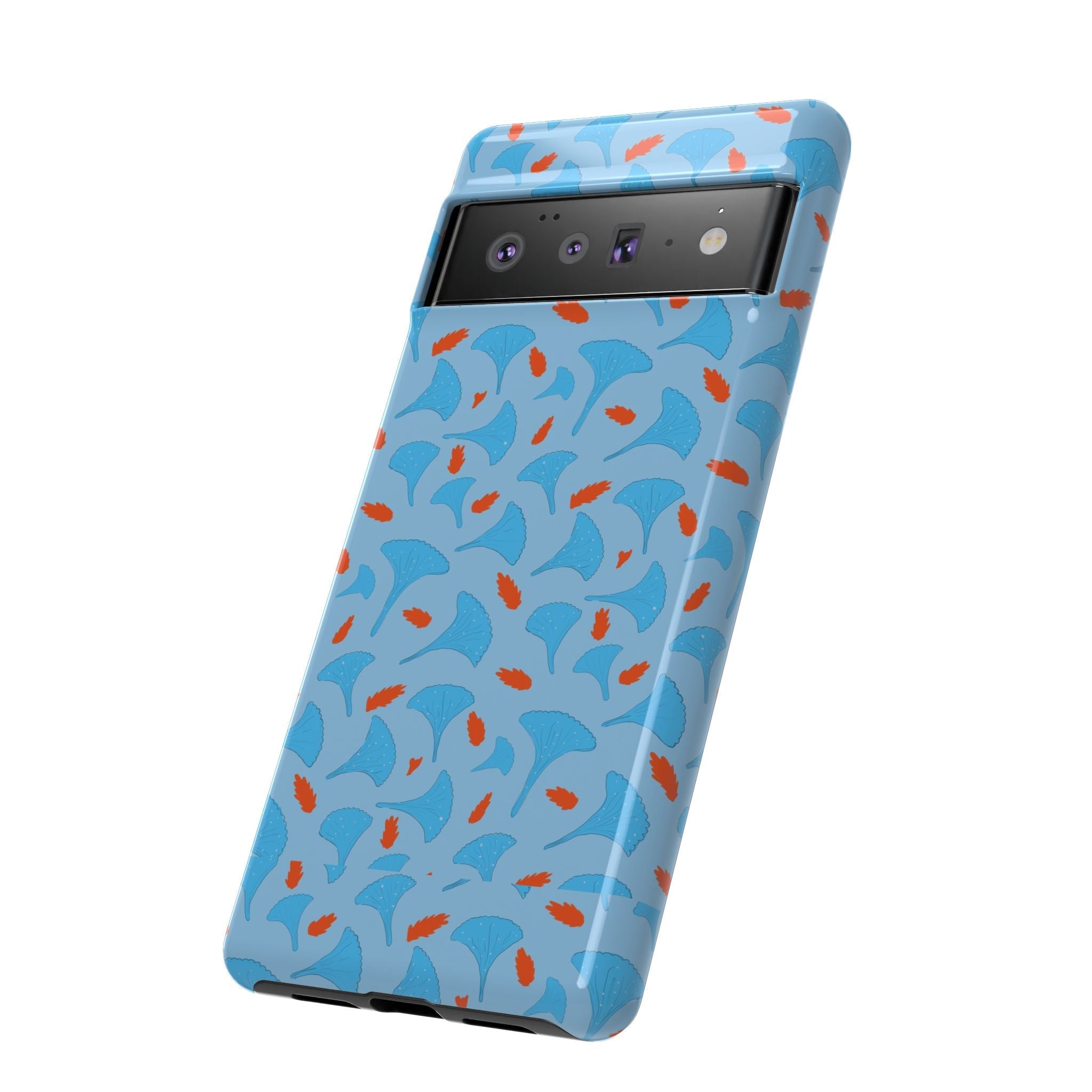 Blue Orange Odd Shape Themed Tough Cases Printify